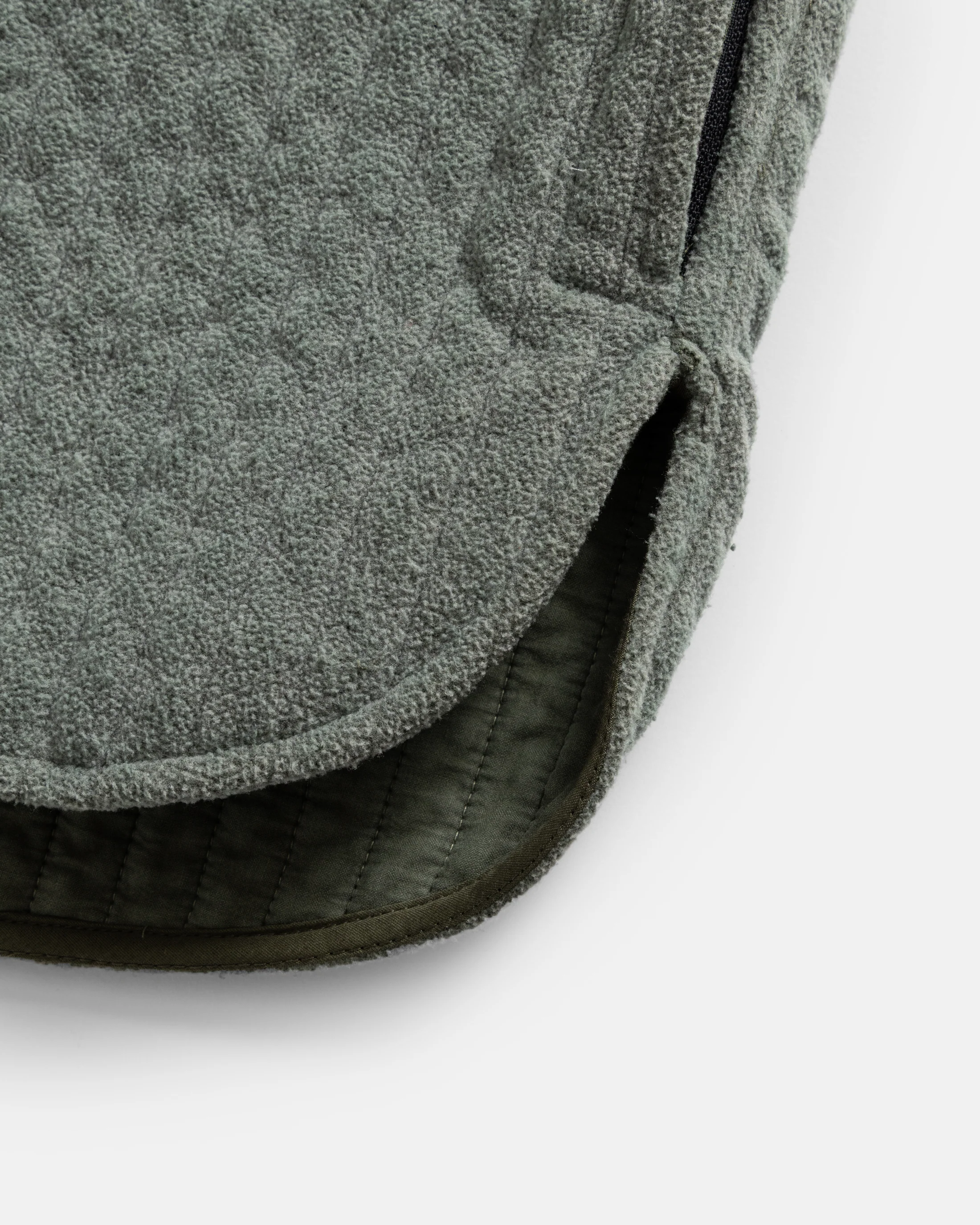 OUTWORKER SHIRT - OREGANO QUILTED BRUSHED PILE DOUBLE FACE COTTON - Image 6