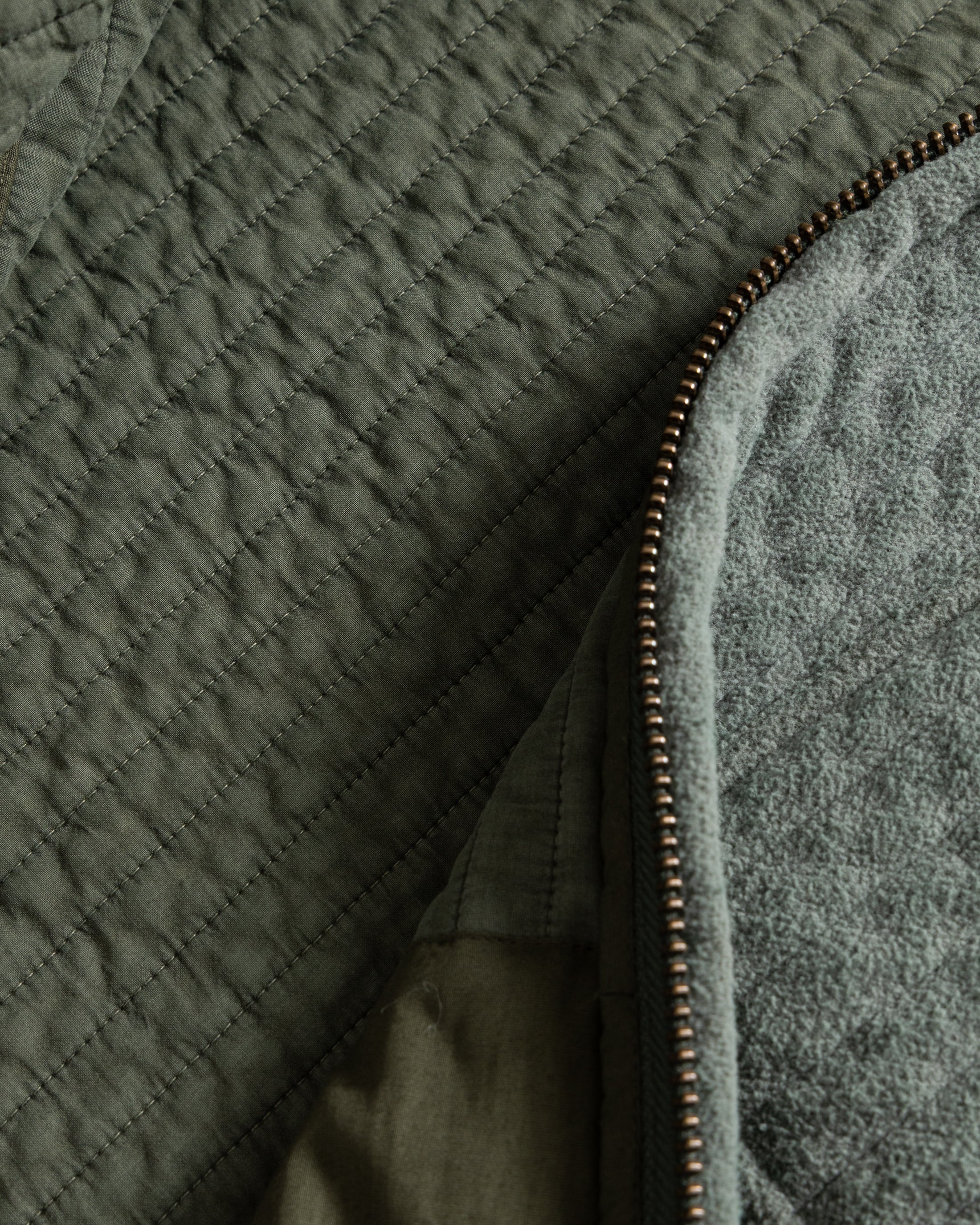 OUTWORKER SHIRT - OREGANO QUILTED BRUSHED PILE DOUBLE FACE COTTON - Image 7