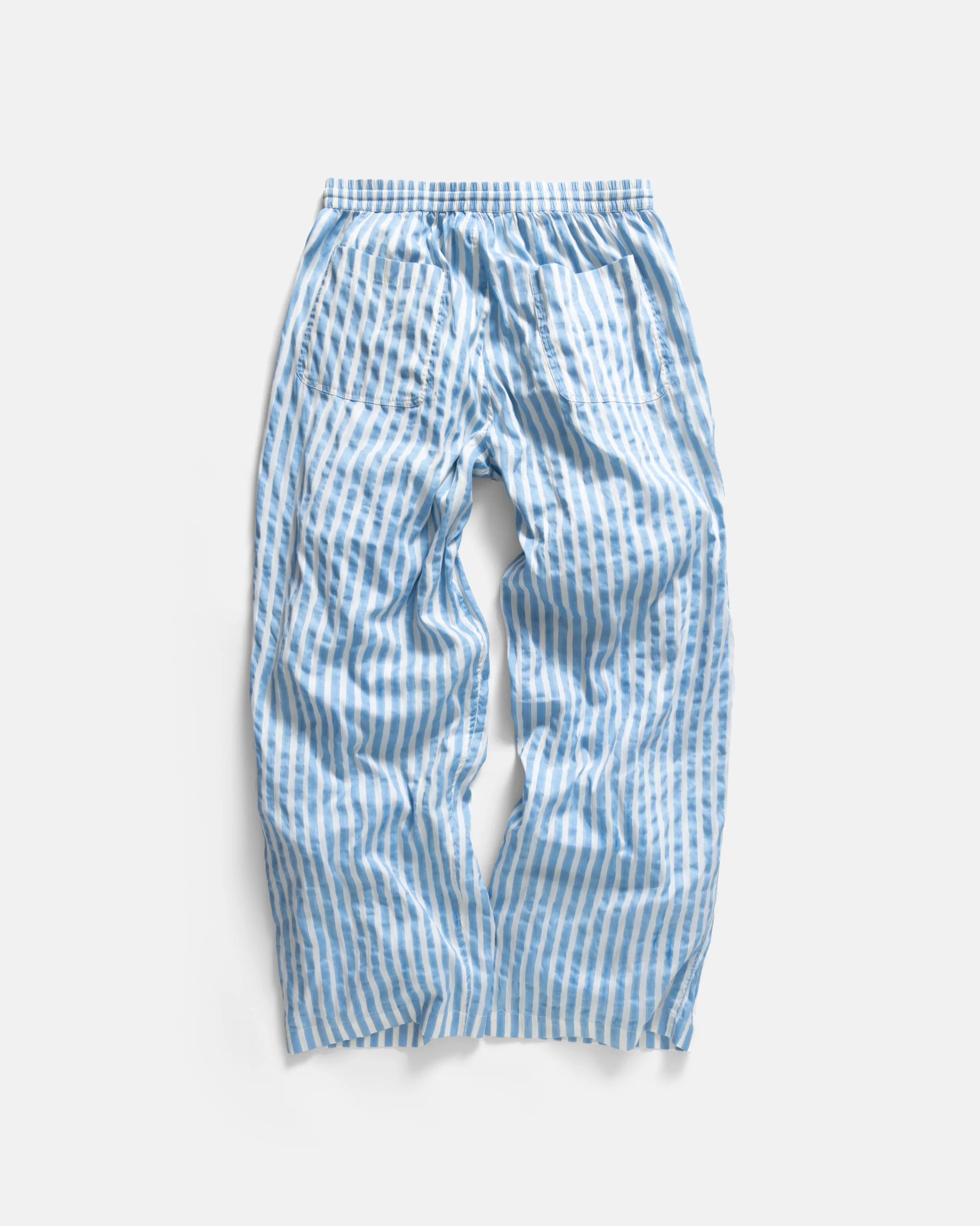 DORMIRE PYJAMA PANT - ECRU / WASHED INDIGO HAND-BLOCKPRINTED SUVIN COTTON - Image 4