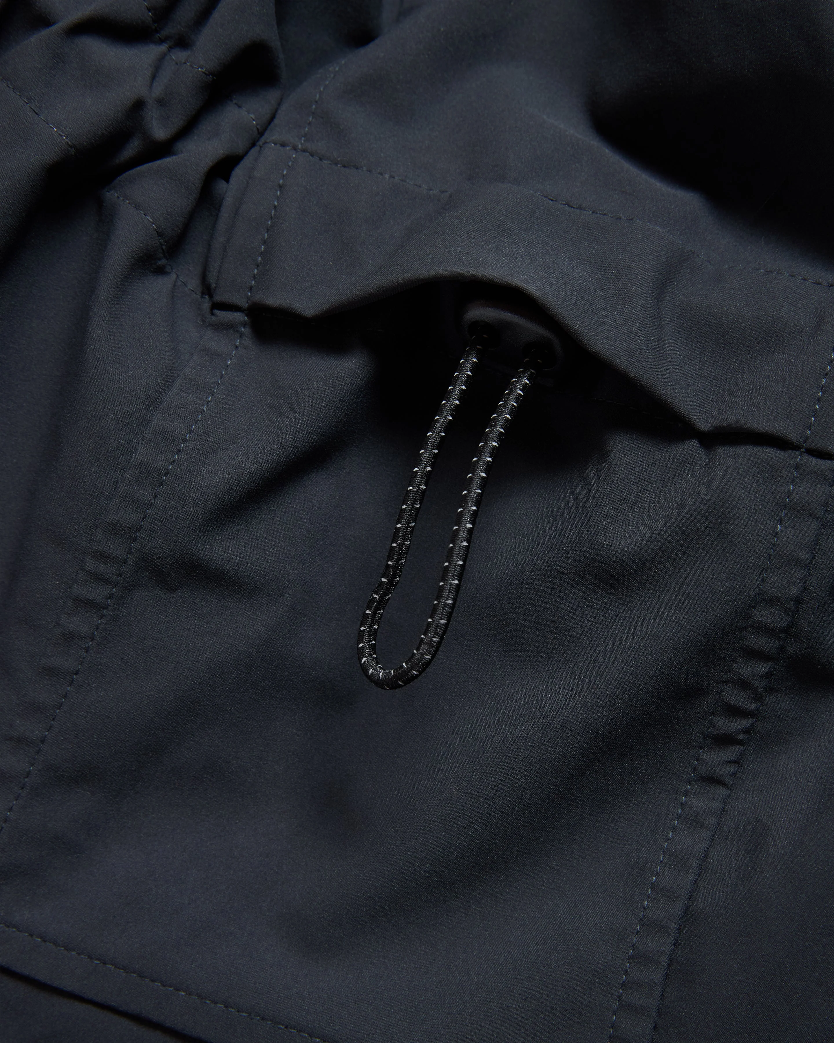 RAINSHADOW OUTDOOR PROTECTION SYSTEM HOODED SHELL - WASHED BLACK / WINTER BEIGE WATER-REPELLENT BONDED MEMBRANE - Image 7