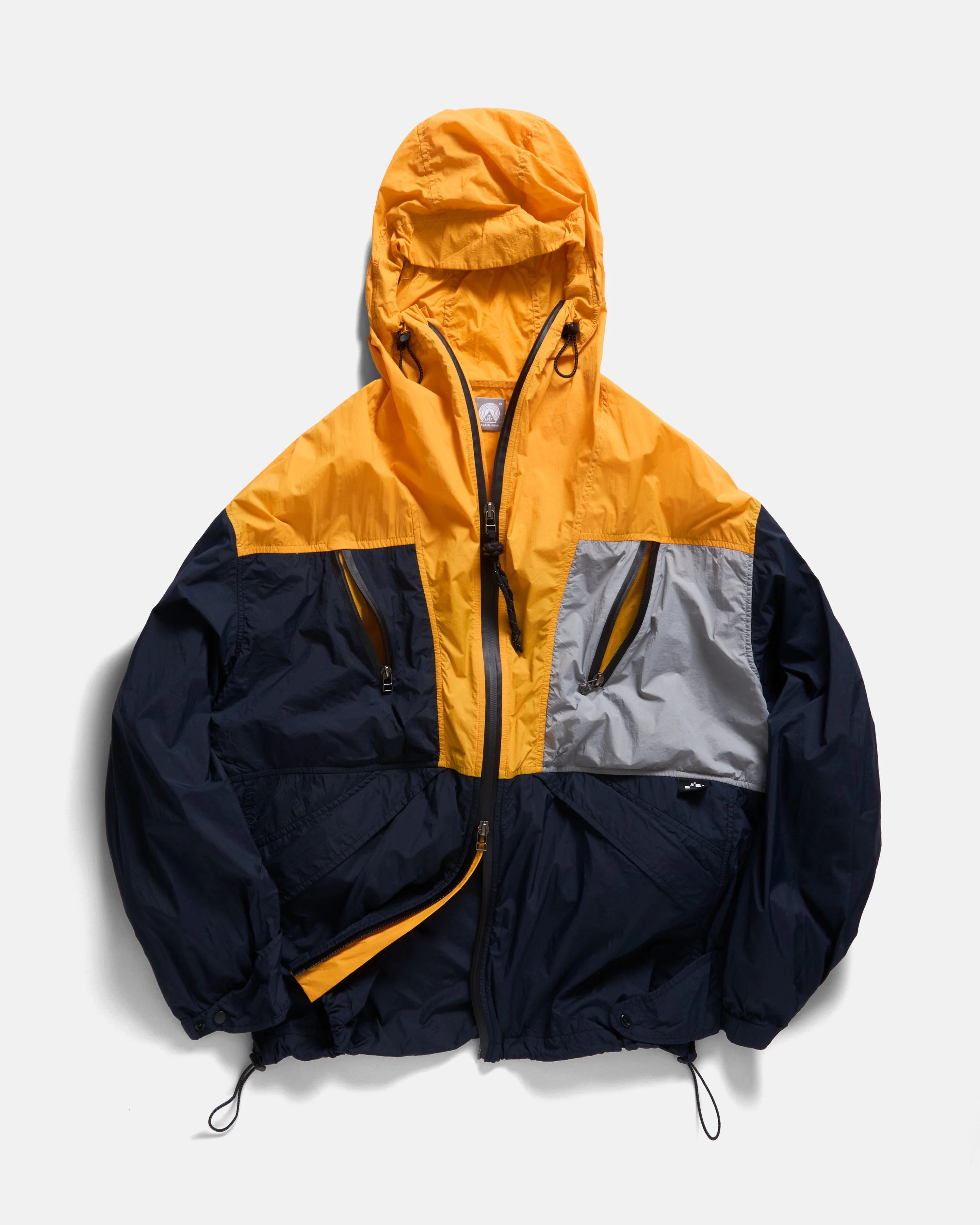 RAINSHADOW PACKABLE JACKET - GOLDENROD / FOG / MIDNIGHT WATER-REPELLENT NYLON - Image 2