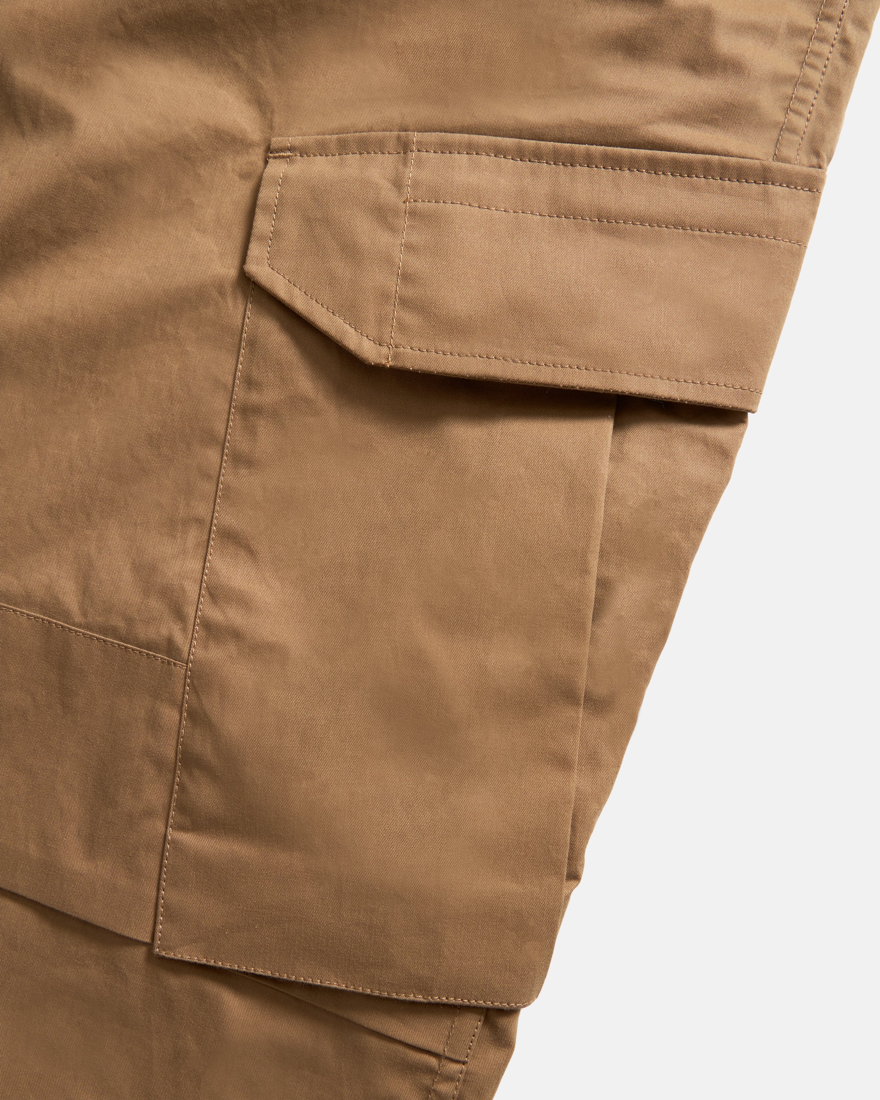 RICHMOND RAF EASY CARGO PANT - SUNBLEACHED BRITISH KHAKI WASHED WAX COTTON - Image 4