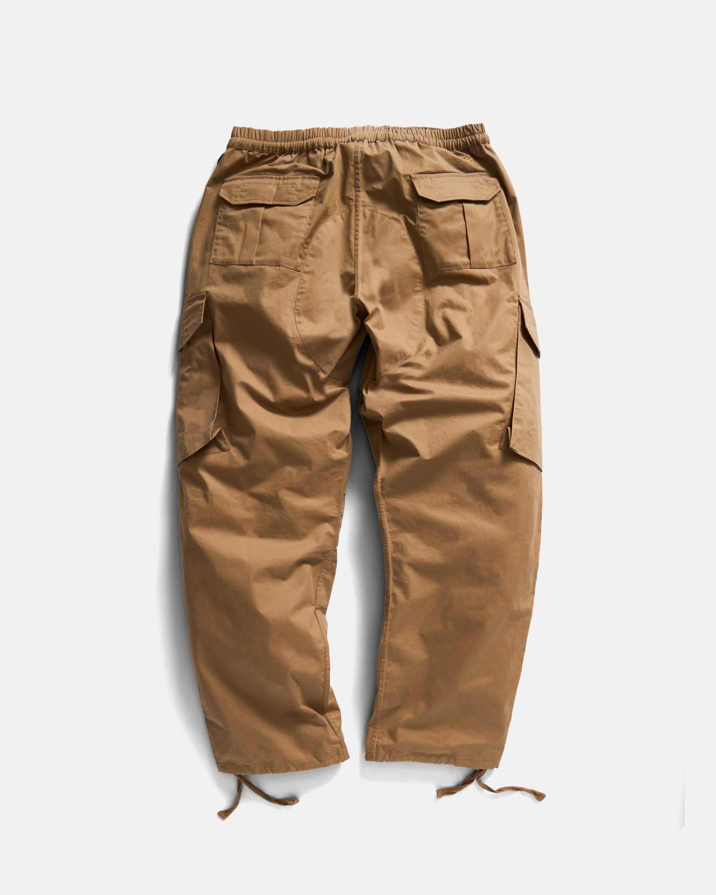 RICHMOND RAF EASY CARGO PANT - SUNBLEACHED BRITISH KHAKI WASHED WAX COTTON - Image 5