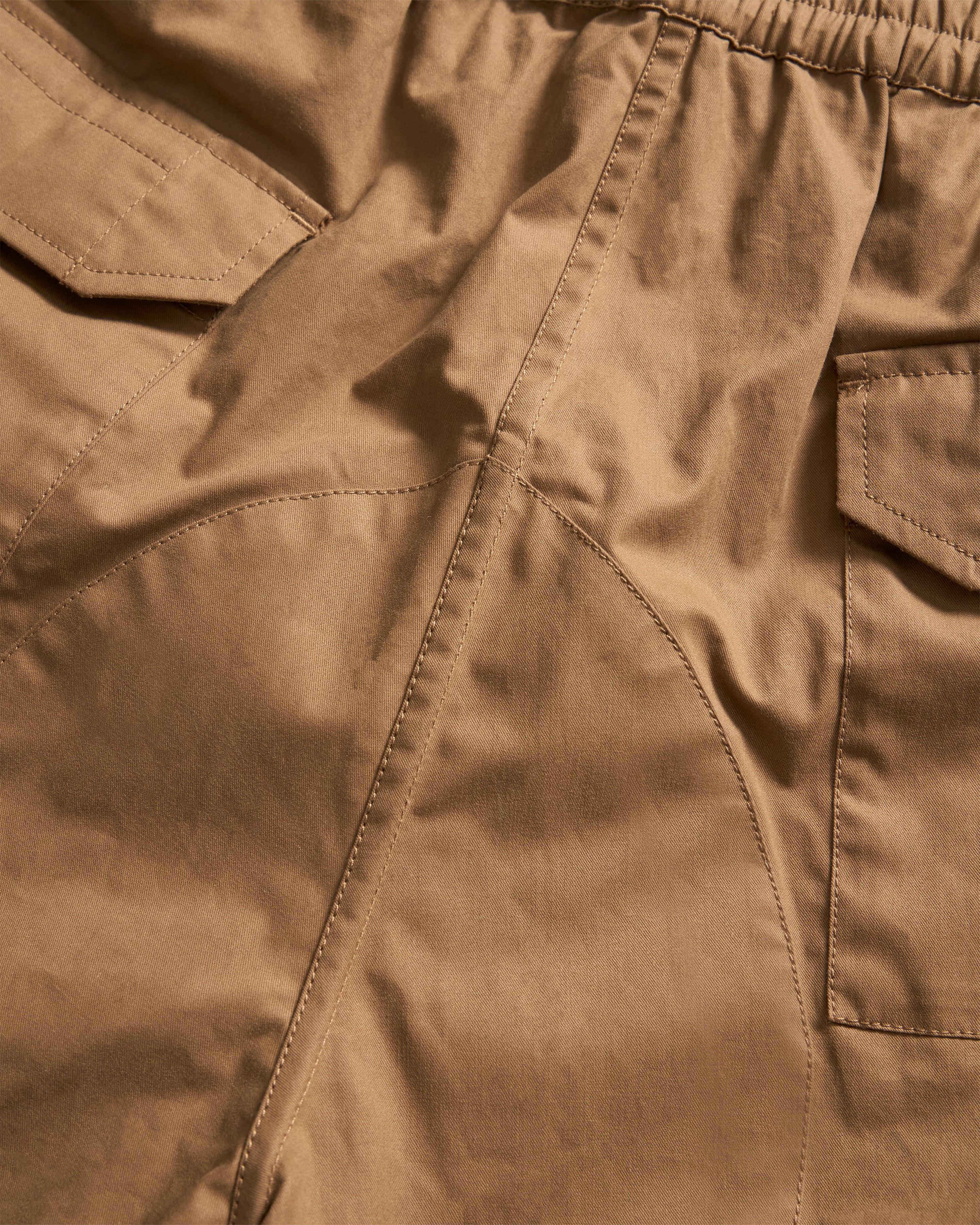 RICHMOND RAF EASY CARGO PANT - SUNBLEACHED BRITISH KHAKI WASHED WAX COTTON - Image 7
