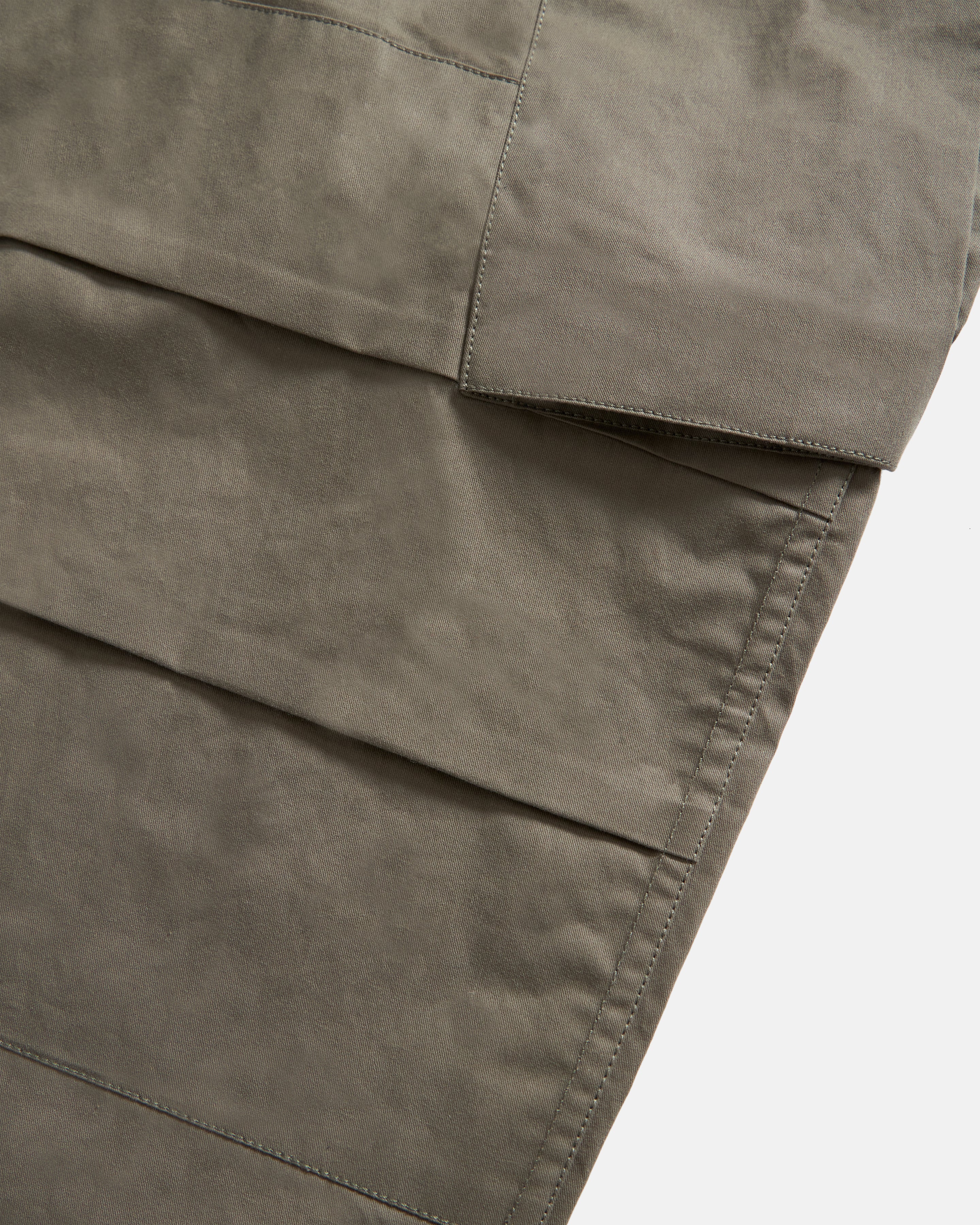 RICHMOND RAF EASY CARGO PANT - SUNBLEACHED FOLIAGE GREEN WASHED WAX COTTON - Image 5