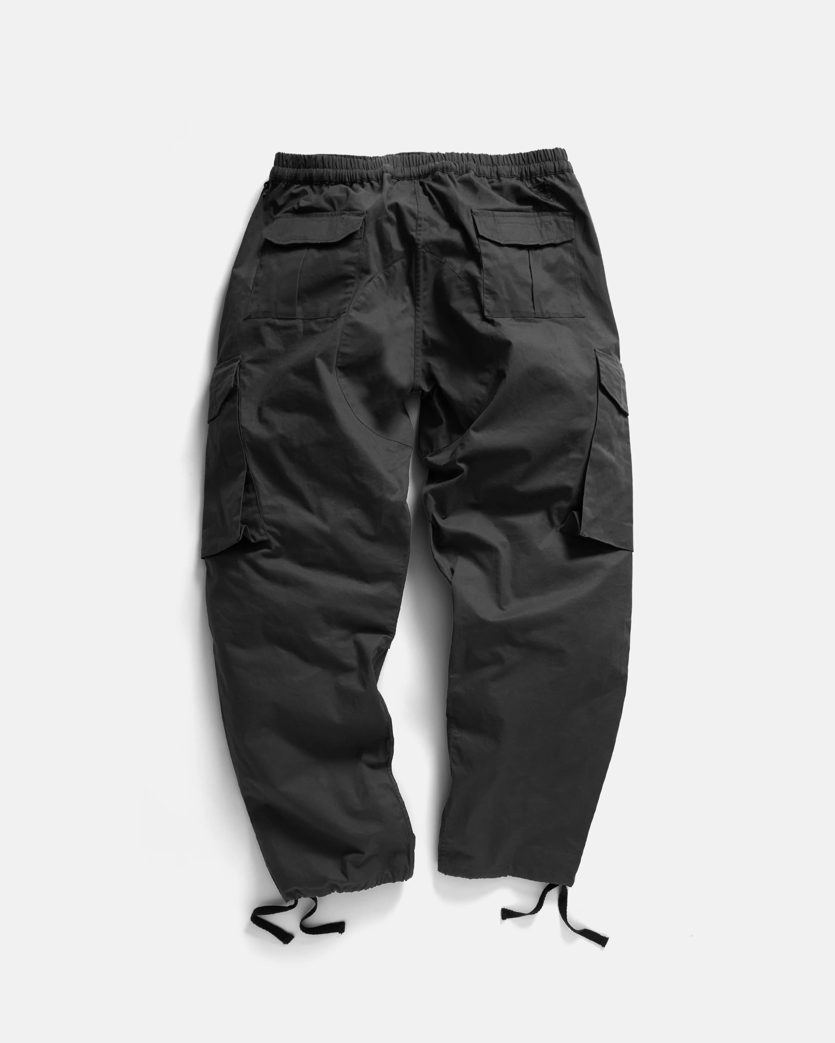 RICHMOND RAF EASY CARGO PANT - SUNBLEACHED BLACK WASHED WAX COTTON - Image 6