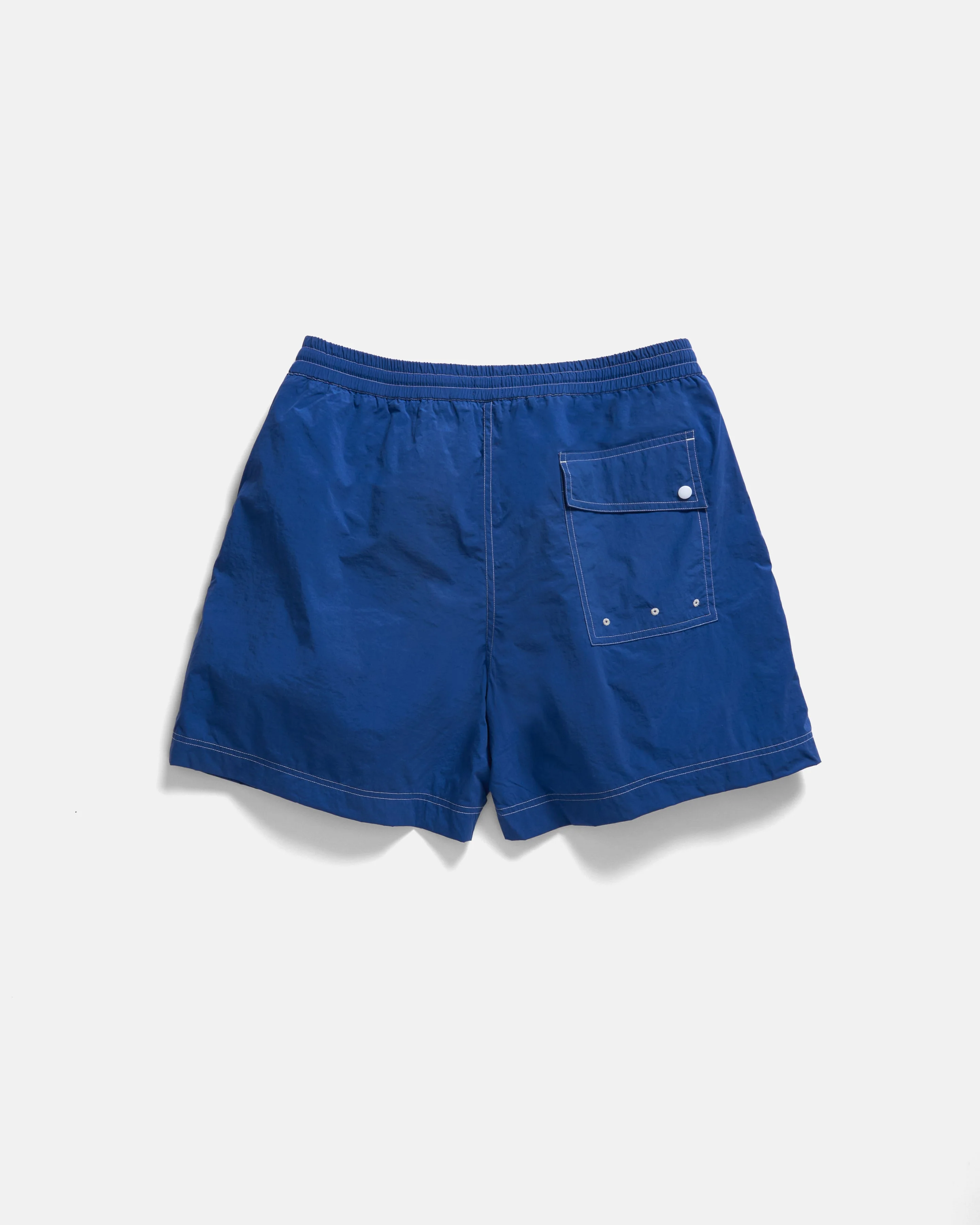 RICE SWIM TRUNK - CLOUDLESS BLUE WATER-REPELLENT NYLON - Image 3