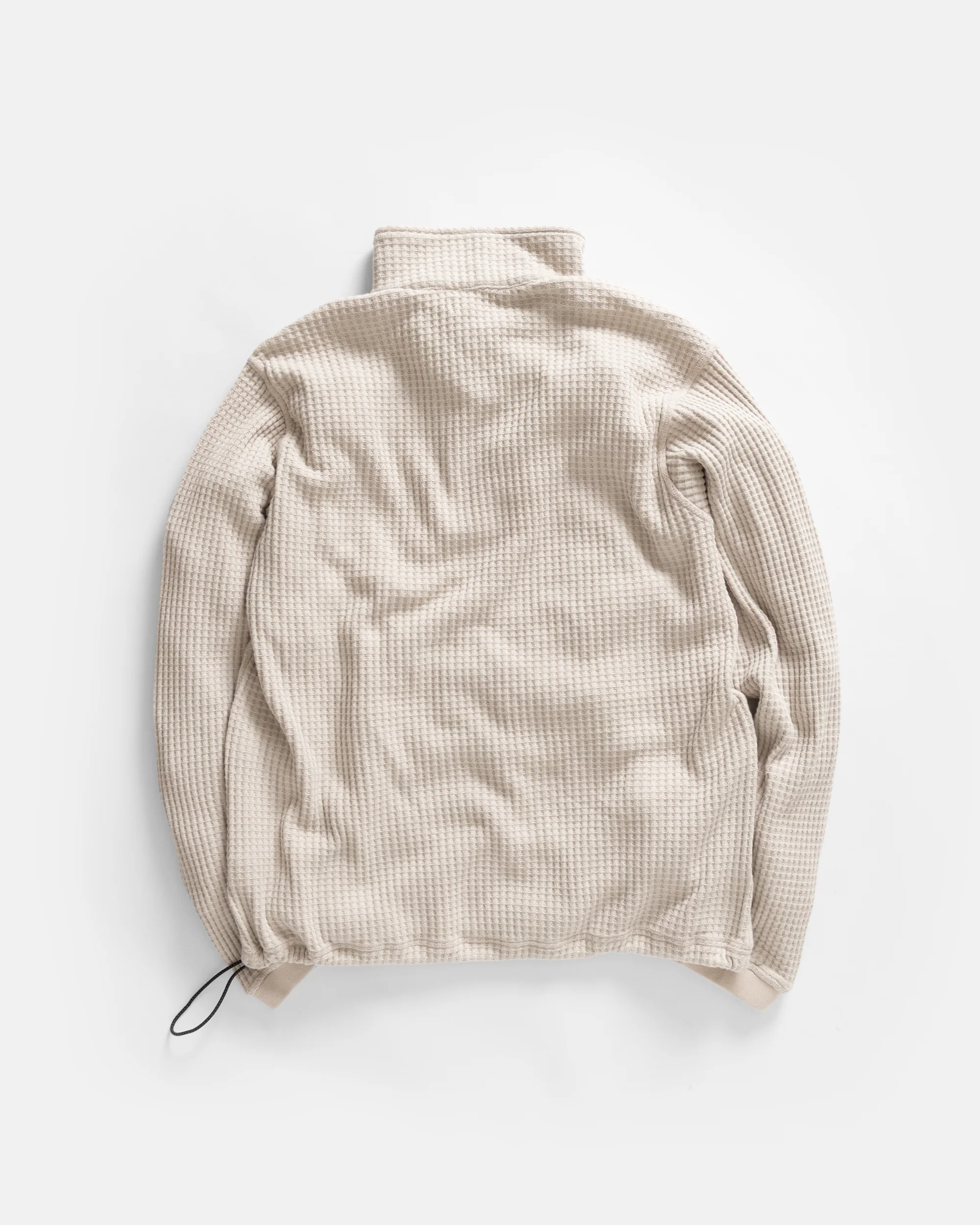ROSCO 1/4 ZIP SWEATER - MOONSTRUCK BLENDED TECH COTTON EXPLODED THERMAL - Image 5