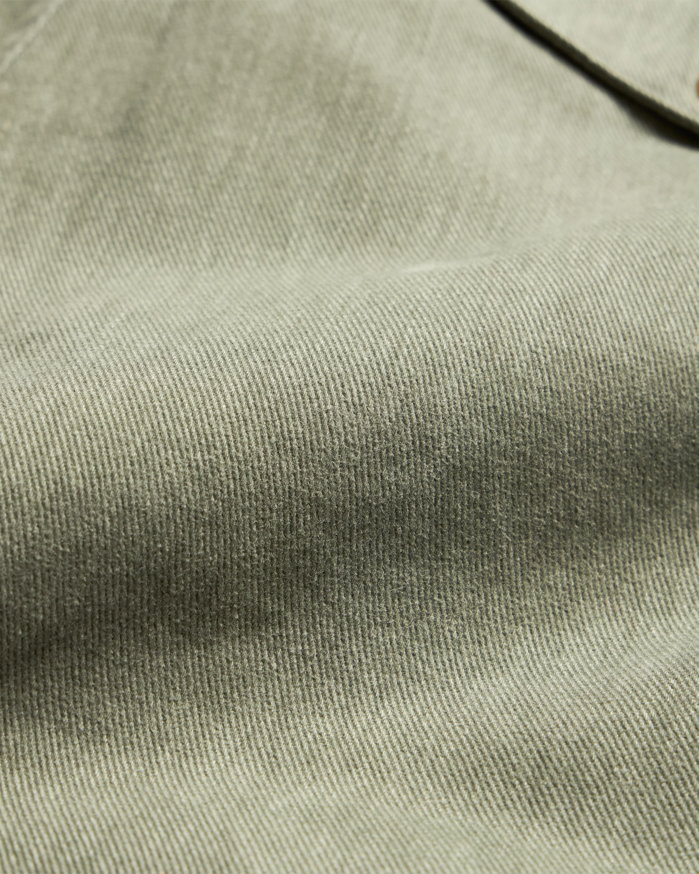 ROSSI CHINO - DRIED SAGE BRUSHED HEATHER CAVALRY TWILL - Image 6