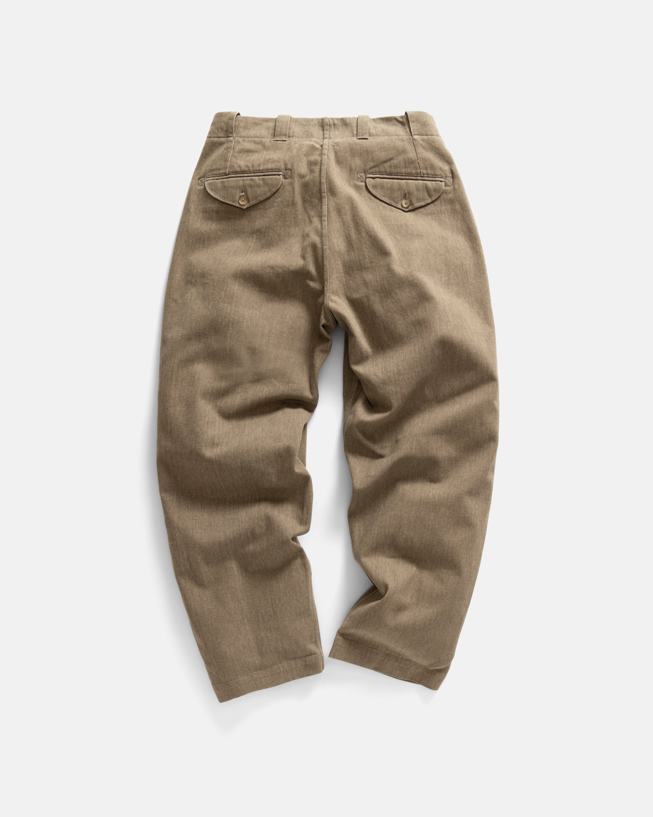 ROSSI CHINO - WALNUT BRUSHED HEATHER CAVALRY TWILL - Image 4