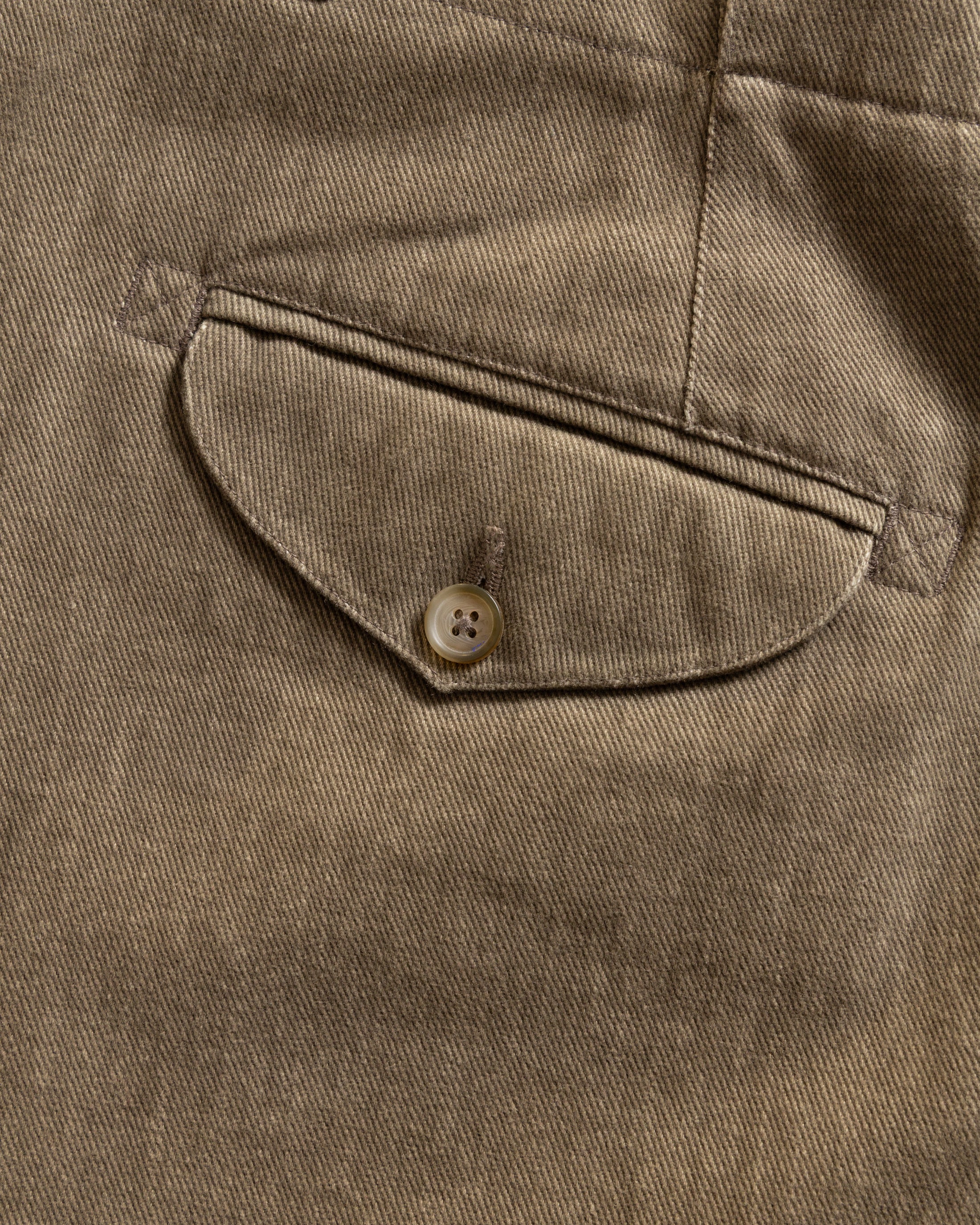 ROSSI CHINO - WALNUT BRUSHED HEATHER CAVALRY TWILL - Image 5