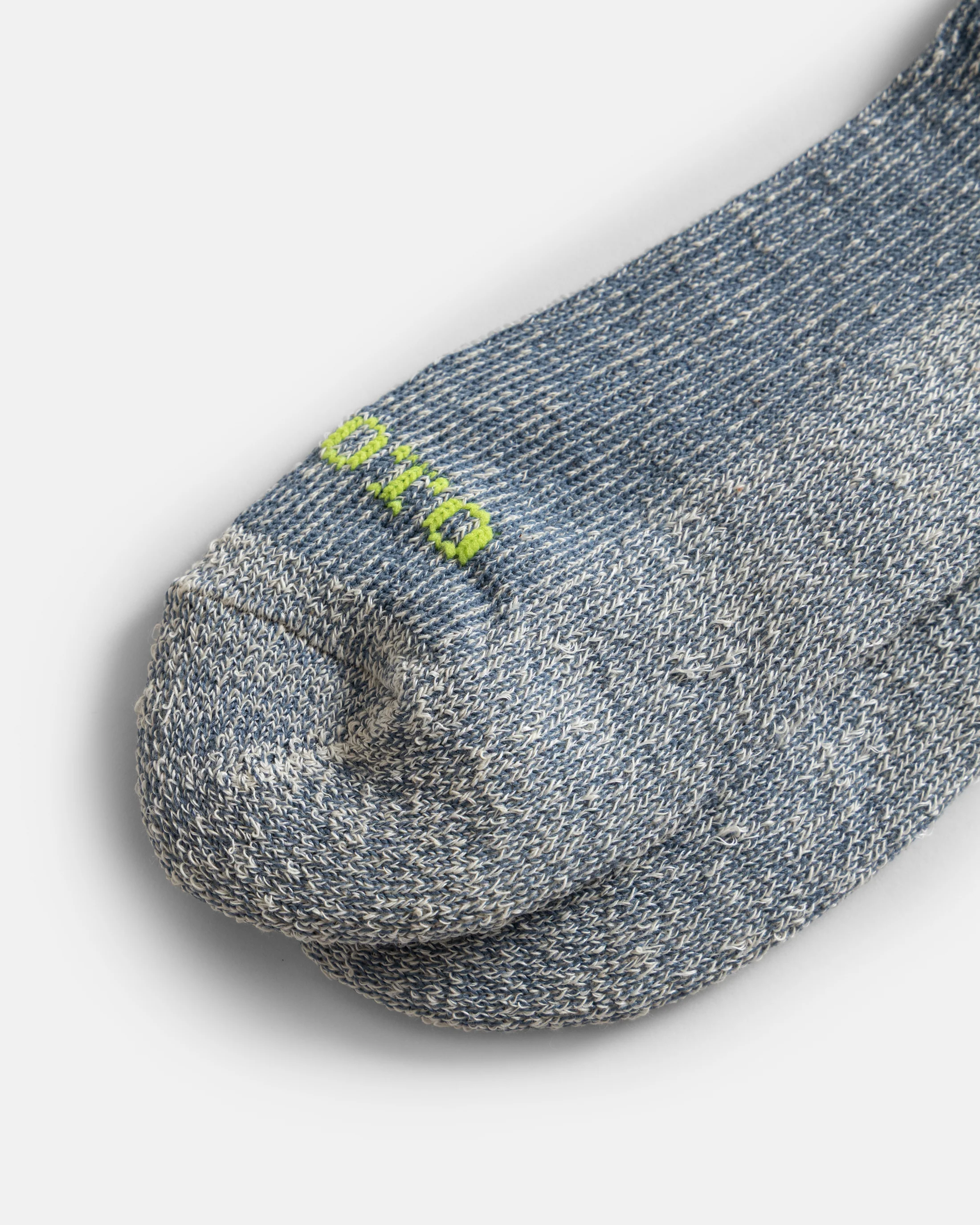 ROTOTO HEMP/ORGANIC COTTON PILE ANKLE SOCKS - BLUE - Image 3