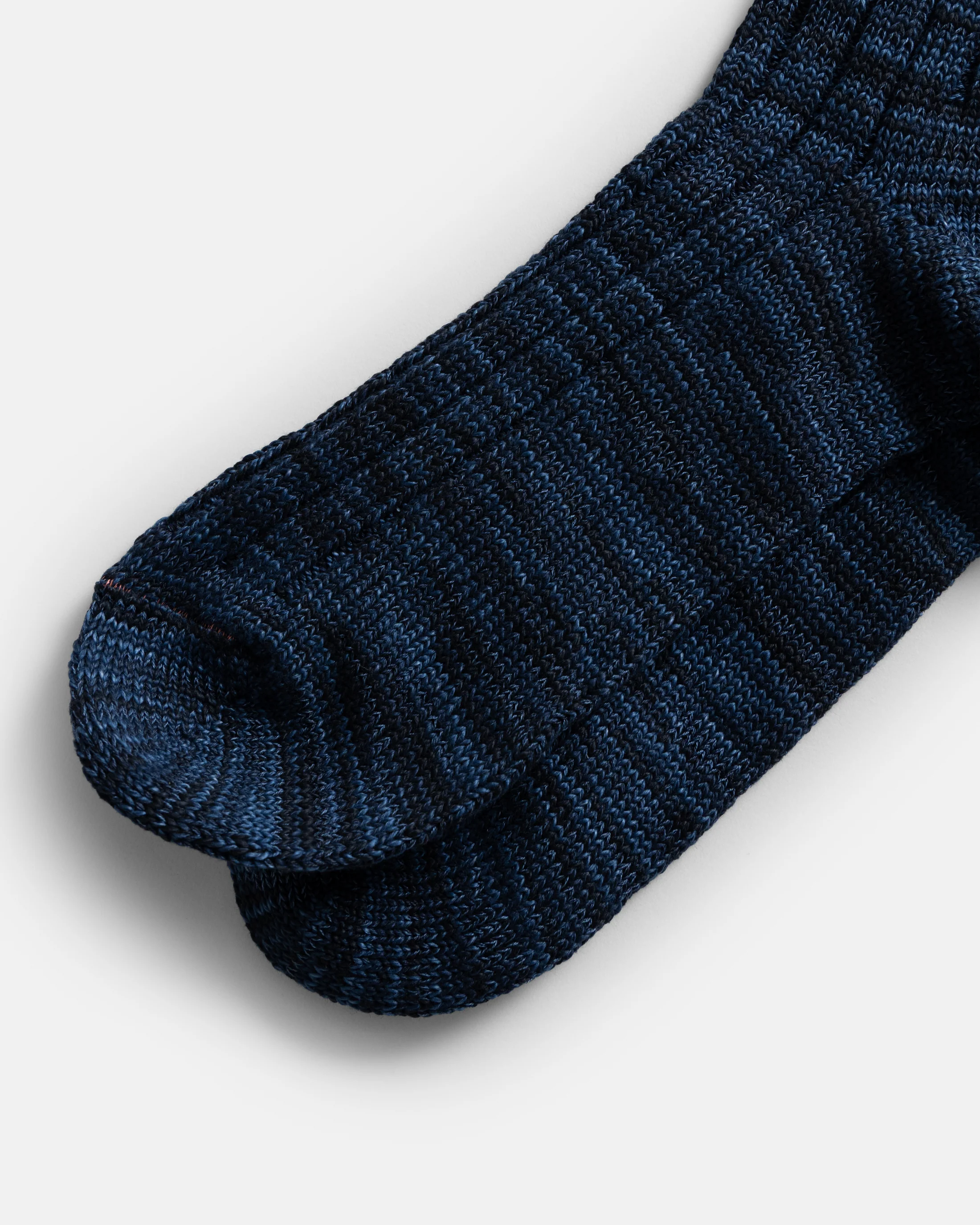 ROTOTO ORGANIC COTTON INDIGO TONE SOCKS - MIX - Image 2