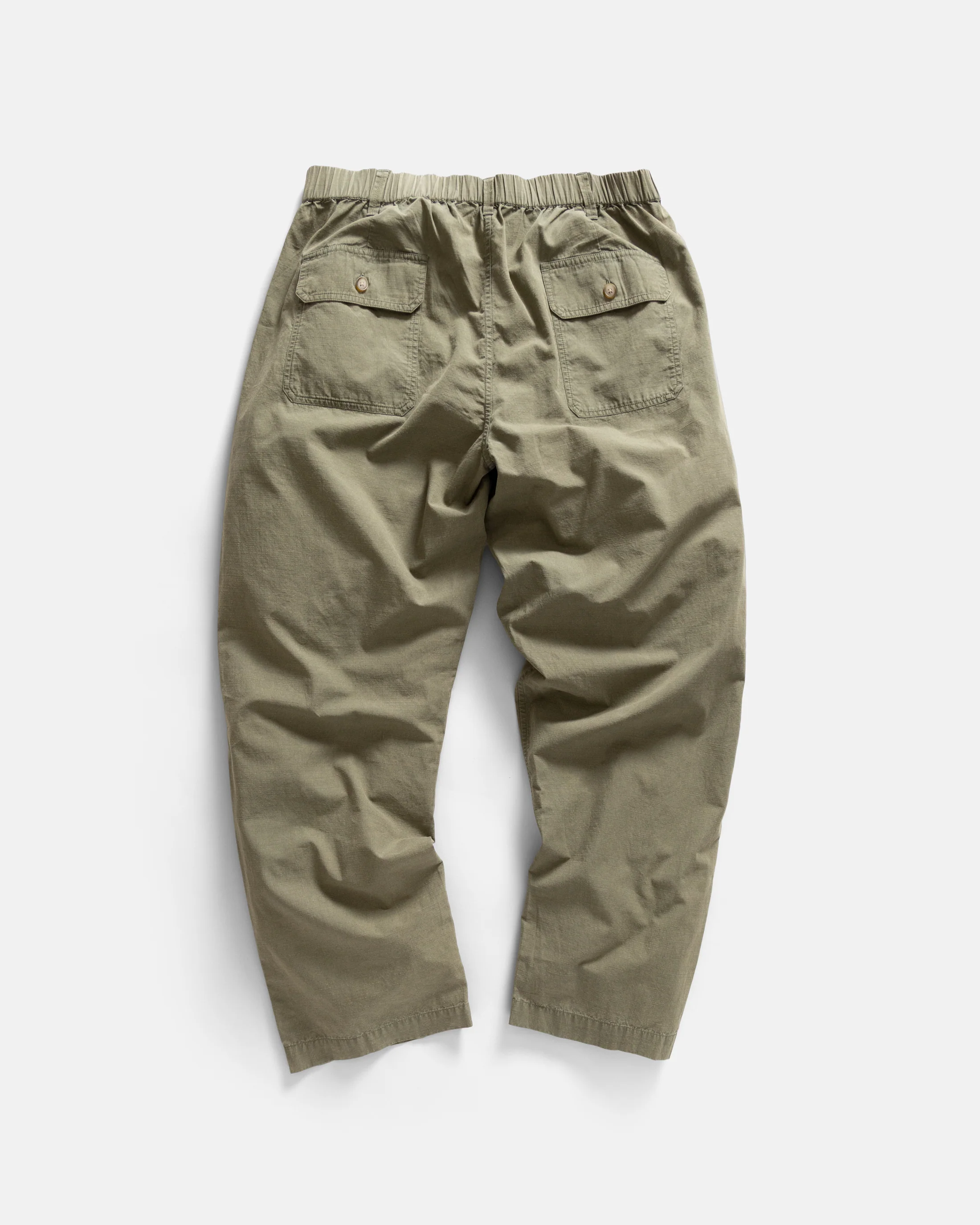 ROY BAKER PANT - FADED ARMY STONEWASHED COTTON MICRO RIPSTOP - Image 4