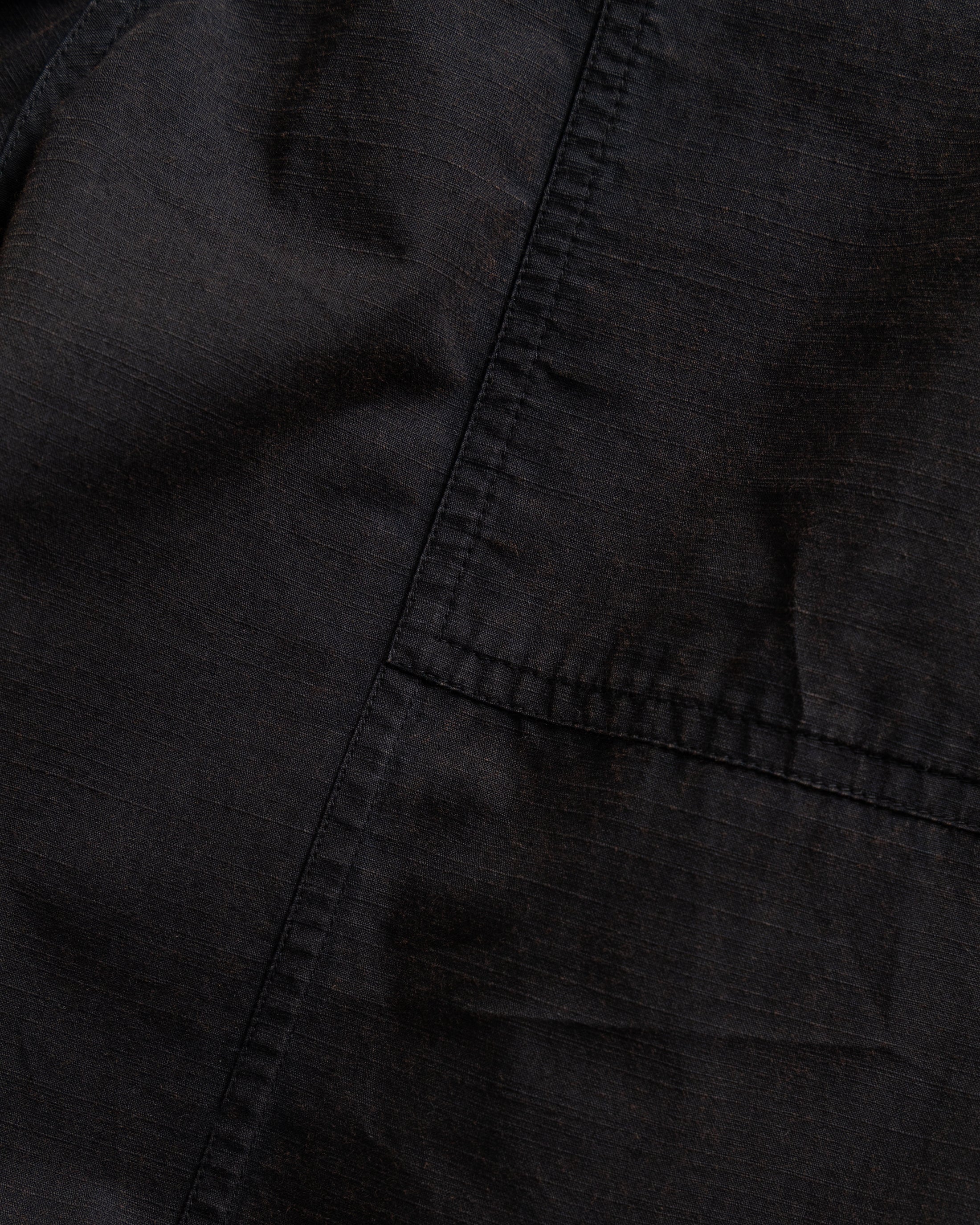 ROY BAKER PANT - BLACK MAGMA STONEWASHED COTTON MICRO RIPSTOP - Image 3
