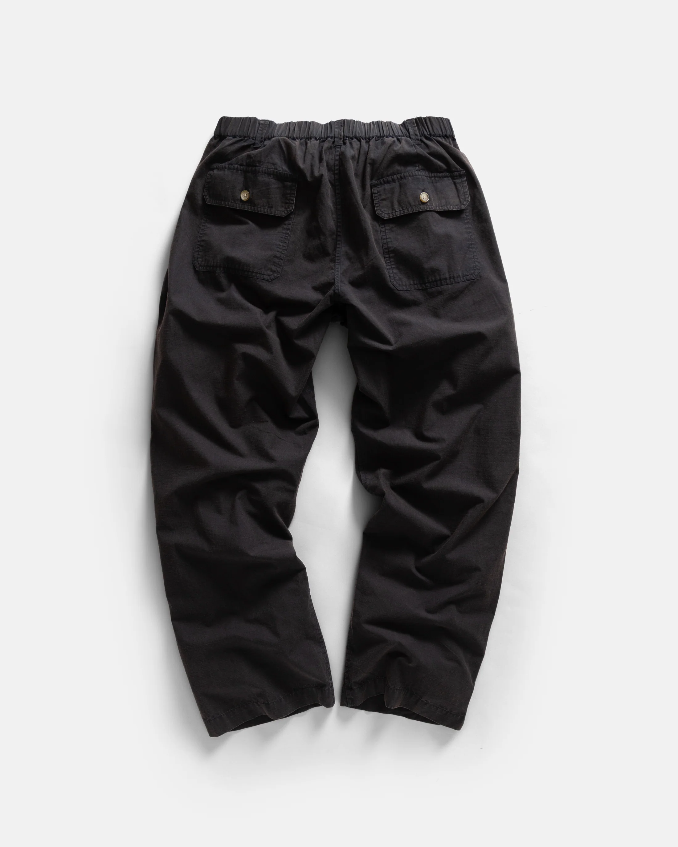 ROY BAKER PANT - BLACK MAGMA STONEWASHED COTTON MICRO RIPSTOP - Image 4