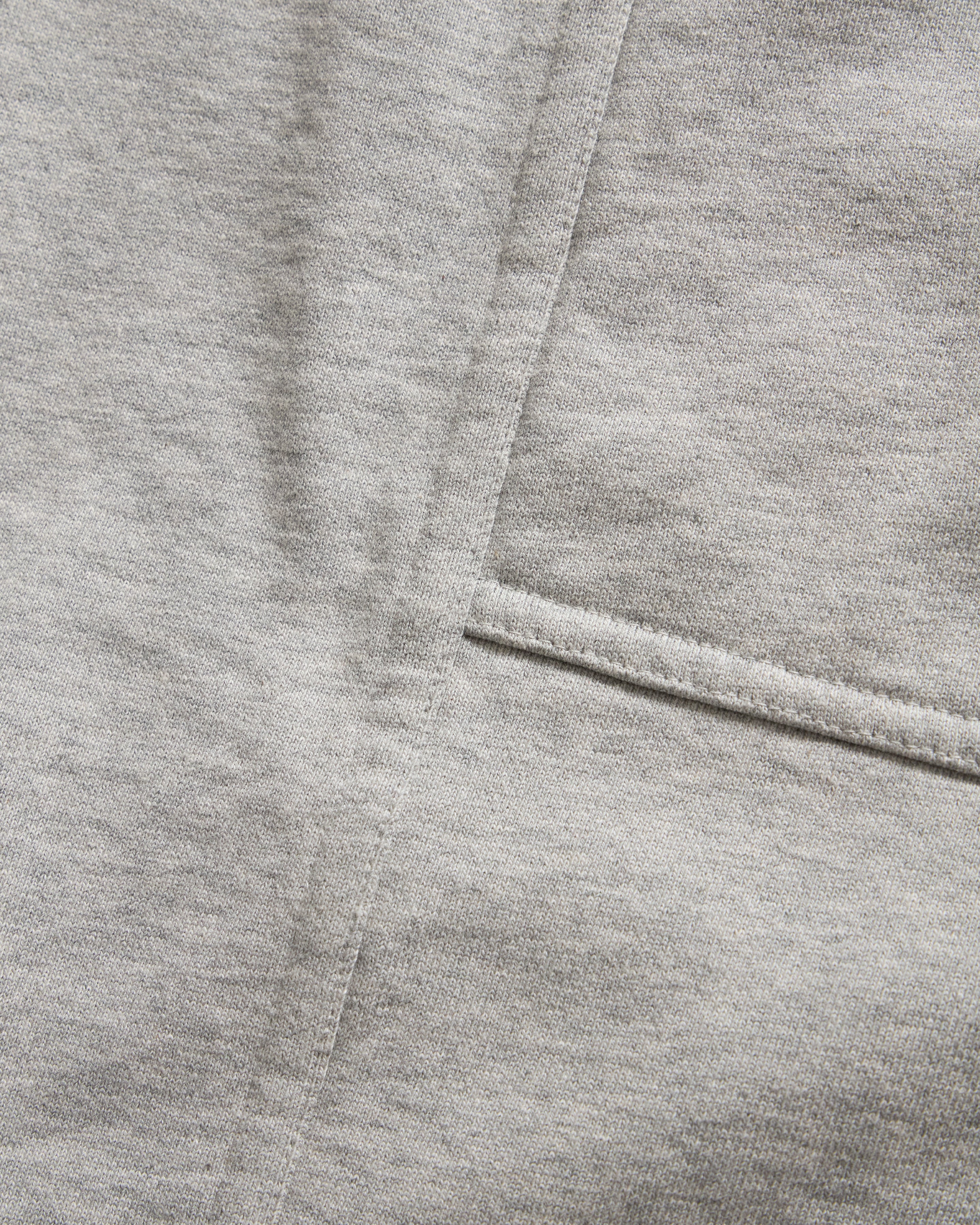 ROY BAKER SWEATPANT - GYM HEATHER ALL COTTON LOOPBACK TERRY FLEECE - Image 3