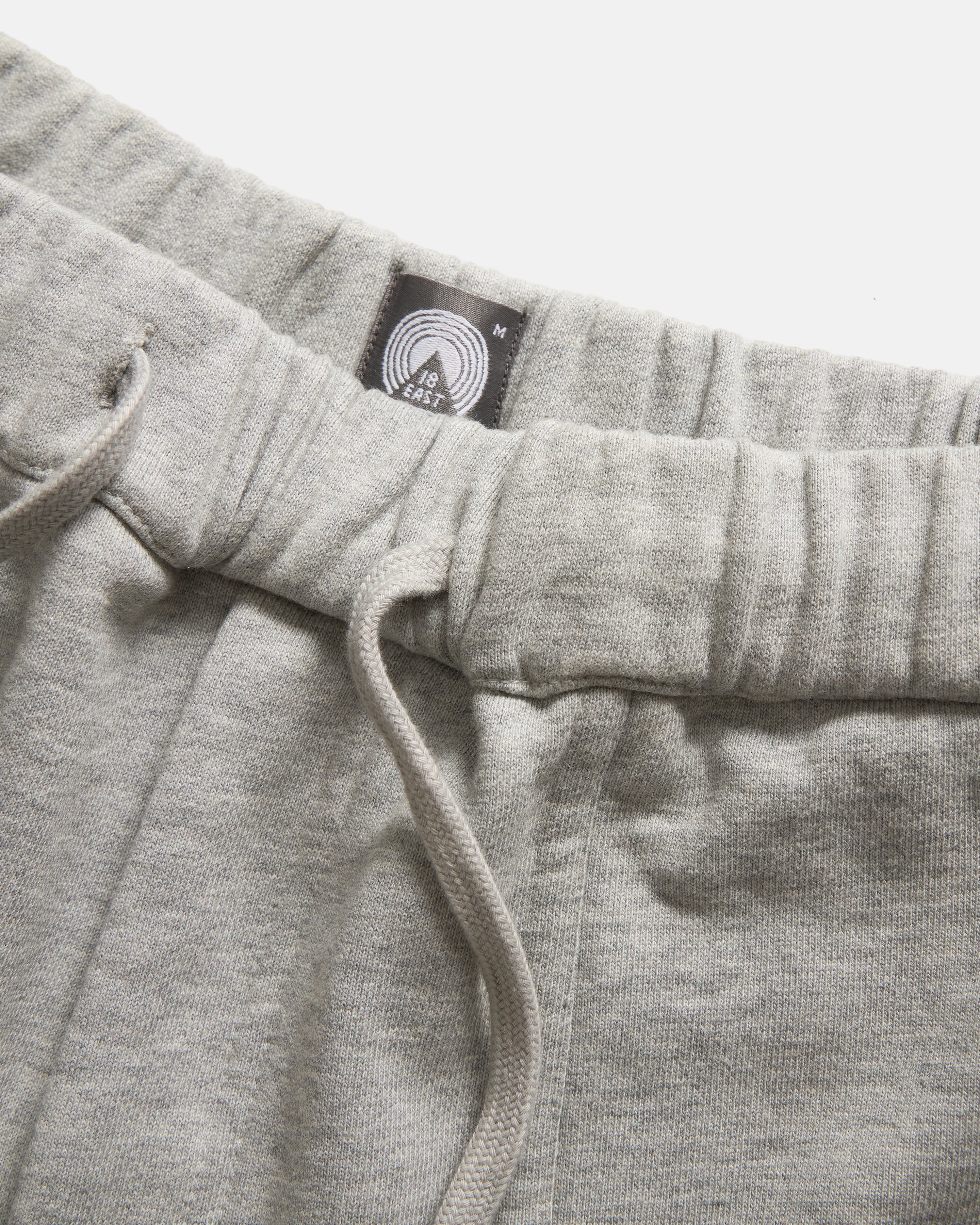 ROY BAKER SWEATPANT - GYM HEATHER ALL COTTON LOOPBACK TERRY FLEECE - Image 4