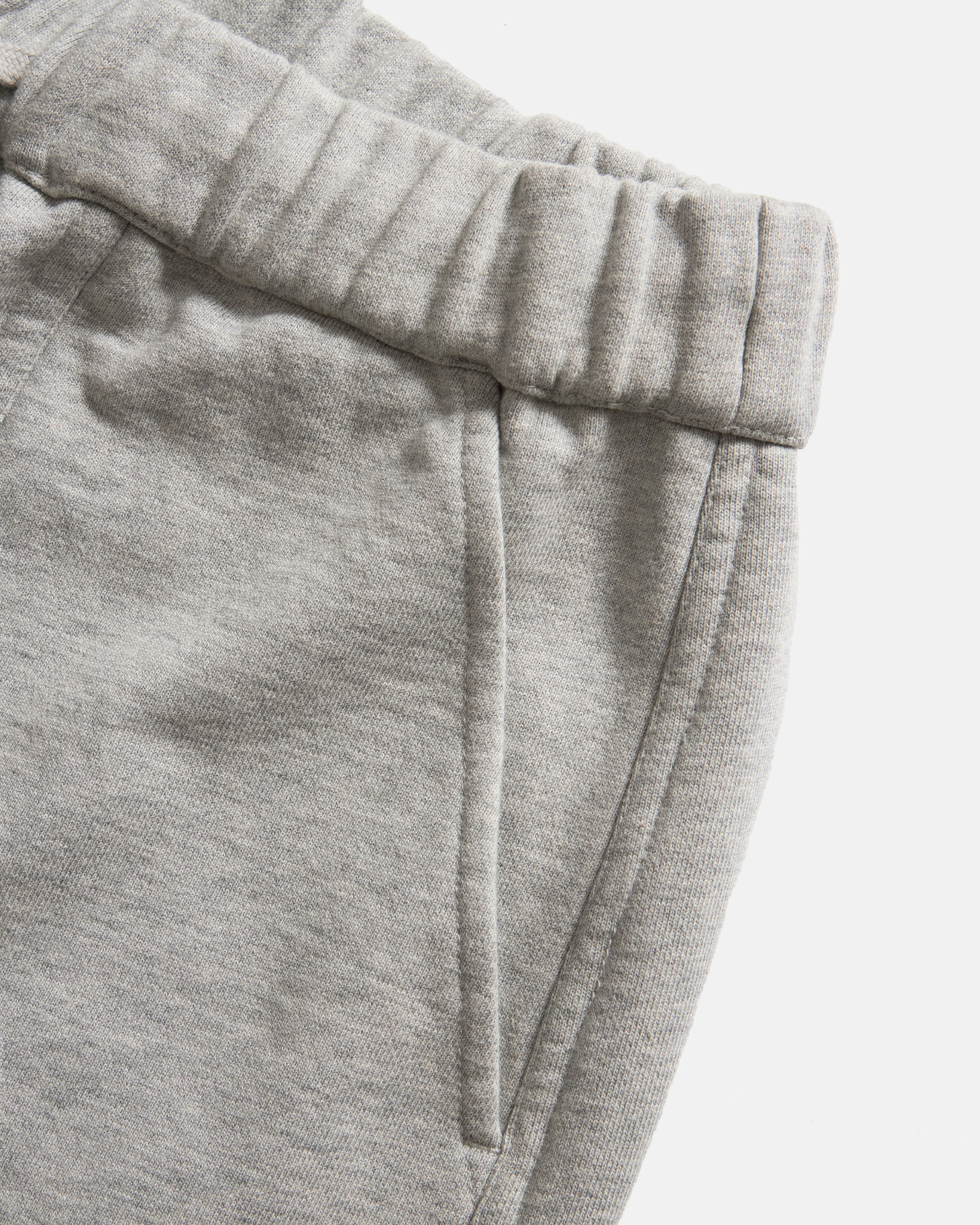 ROY BAKER SWEATPANT - GYM HEATHER ALL COTTON LOOPBACK TERRY FLEECE - Image 5