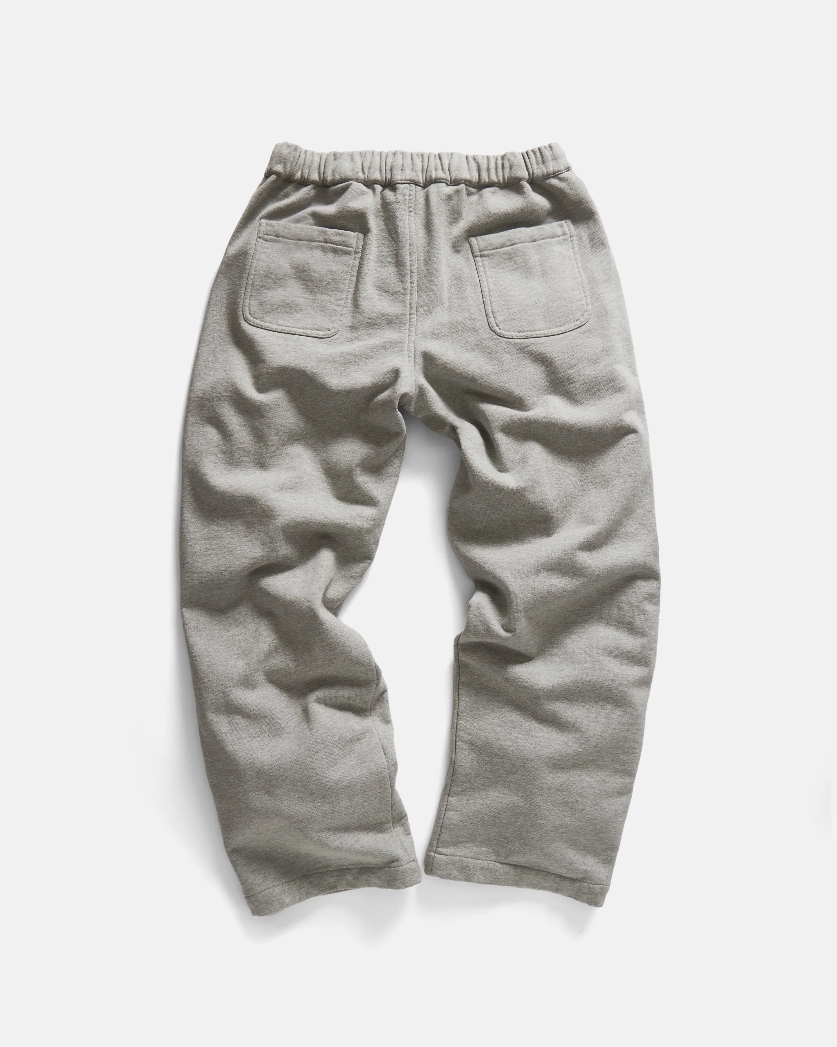 ROY BAKER SWEATPANT - GYM HEATHER ALL COTTON LOOPBACK TERRY FLEECE - Image 6
