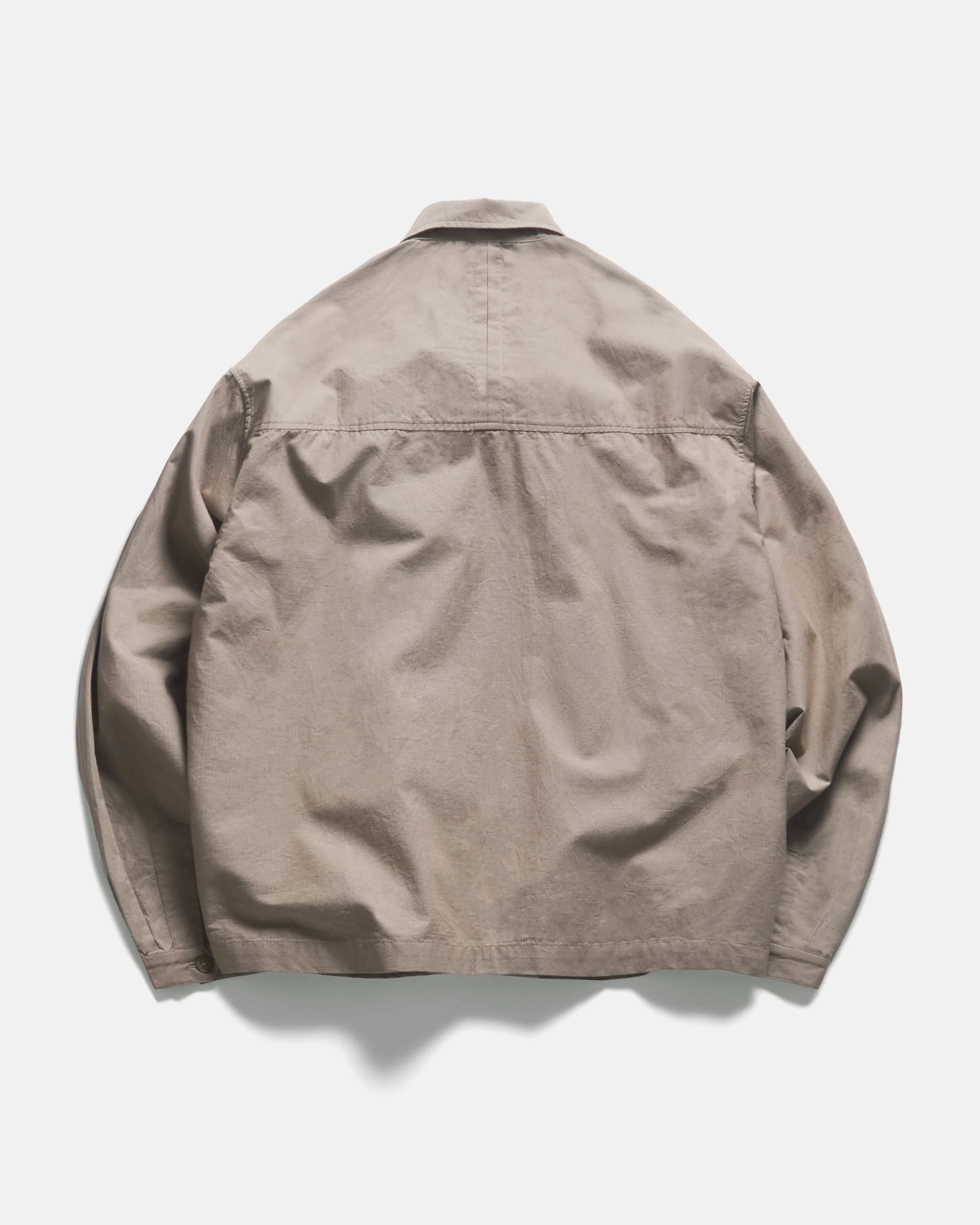 SAM SHIRT JACKET - VINTAGE KHAKI COTTON MICRO RIPSTOP - Image 9