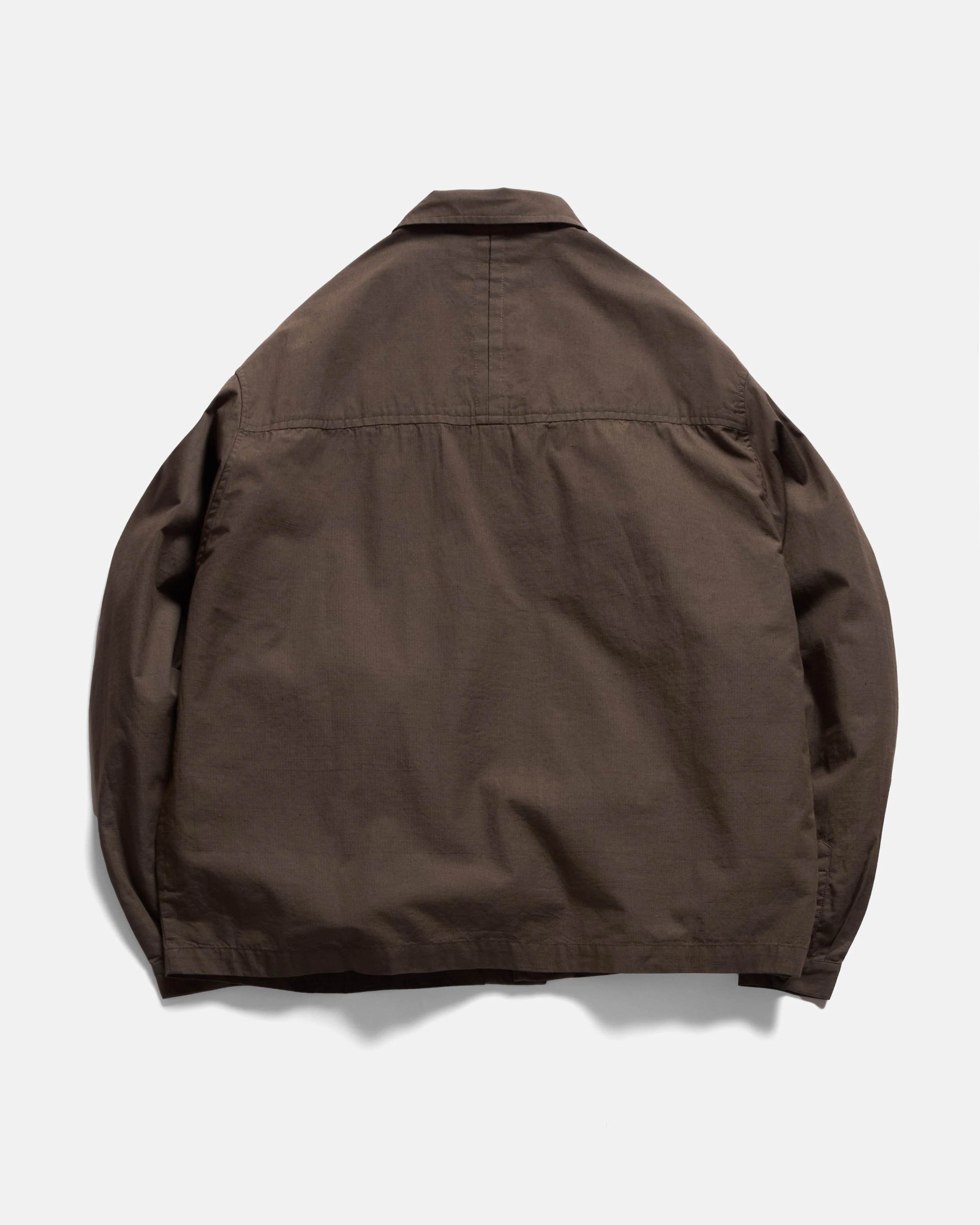 SAM SHIRT JACKET - CHOCOLATE COTTON MICRO RIPSTOP - Image 5