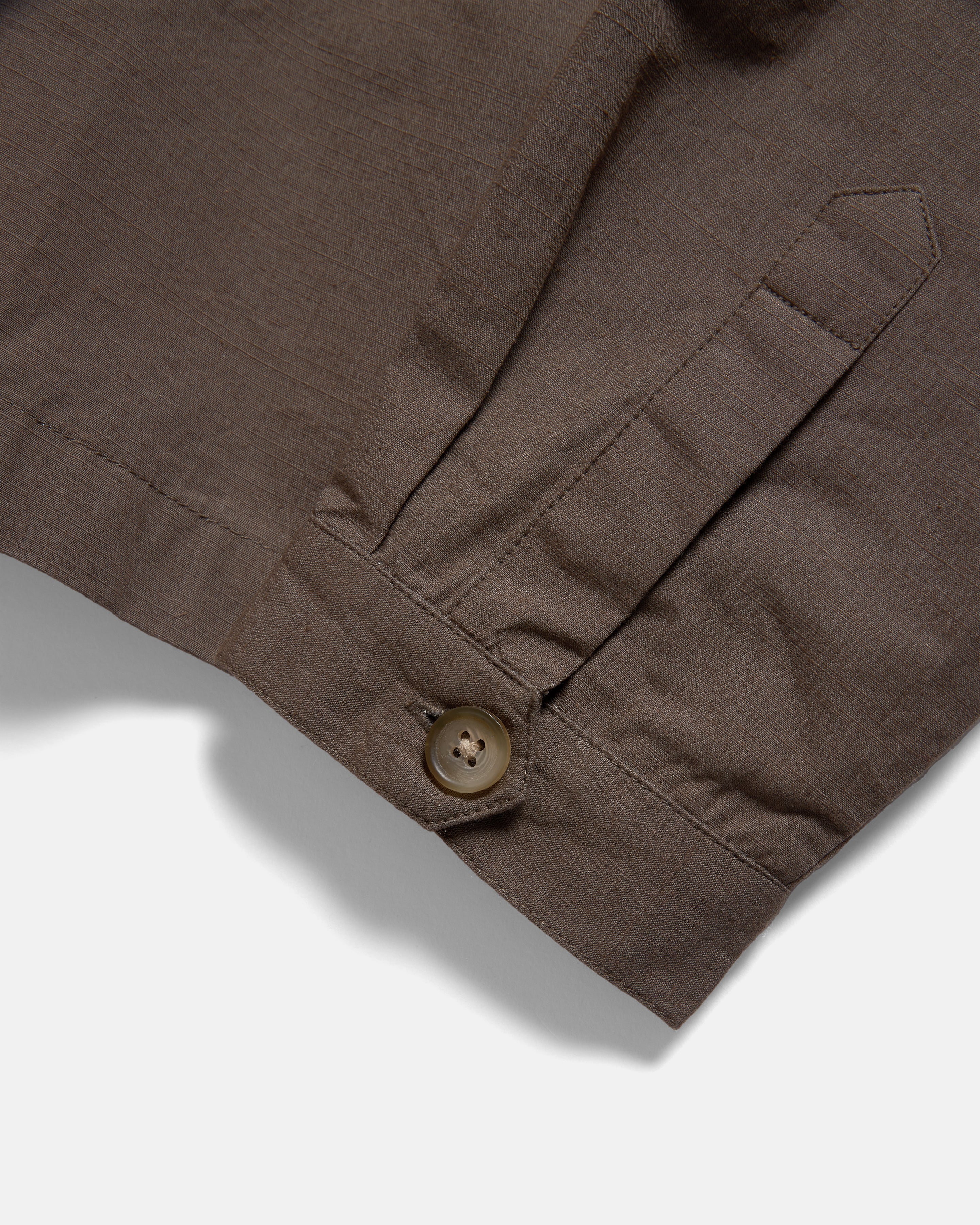 SAM SHIRT JACKET - CHOCOLATE COTTON MICRO RIPSTOP - Image 8
