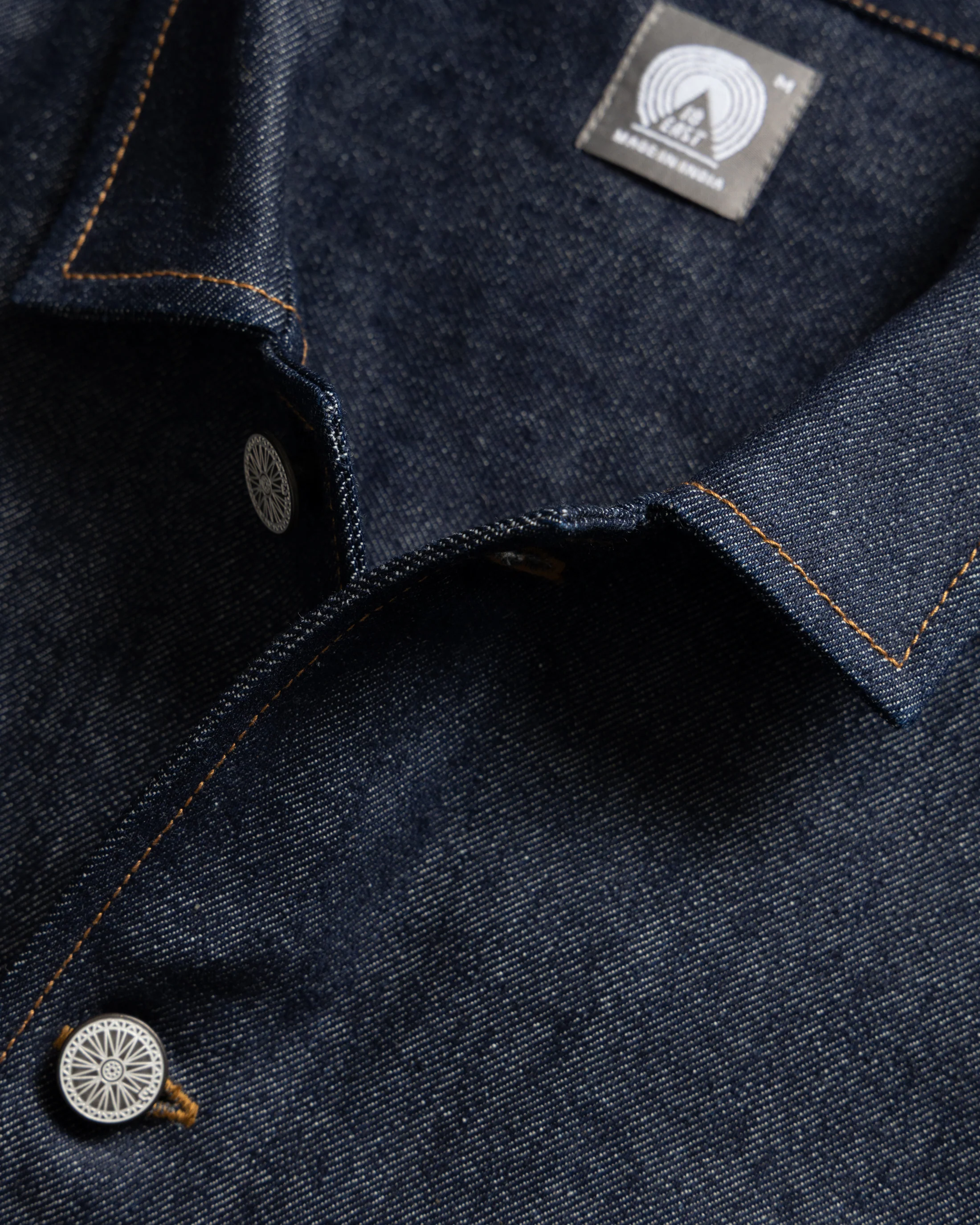 SAM SHIRT JACKET - 13 oz. RAW DENIM - Image 3