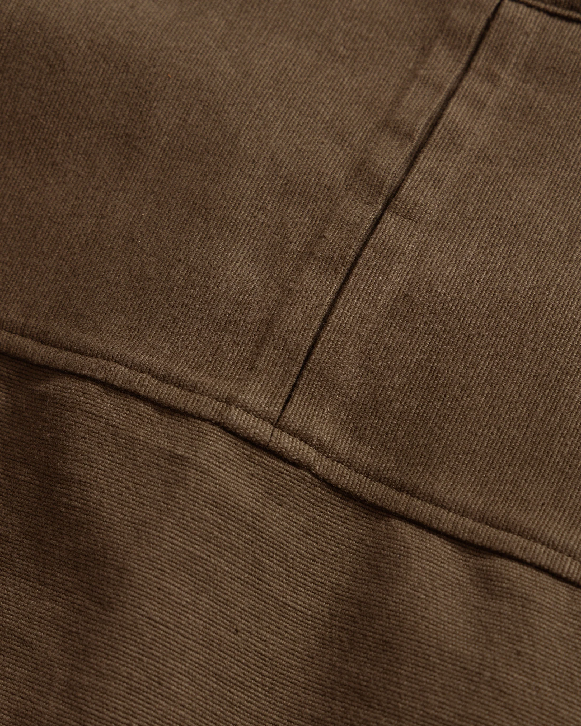 SAM SHIRT JACKET - FONDENTE BROWN HANDSPUN COTTON CANVAS - Image 5