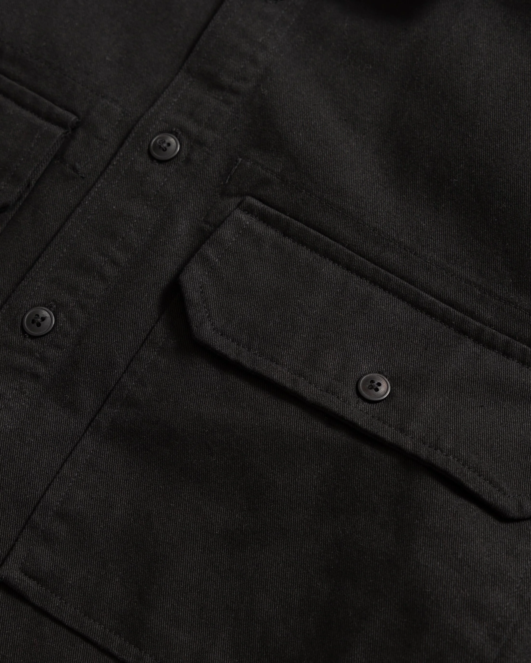 SHELTER SERVICE SHIRT - BLACK HOMEGROWN TWILL - Image 3
