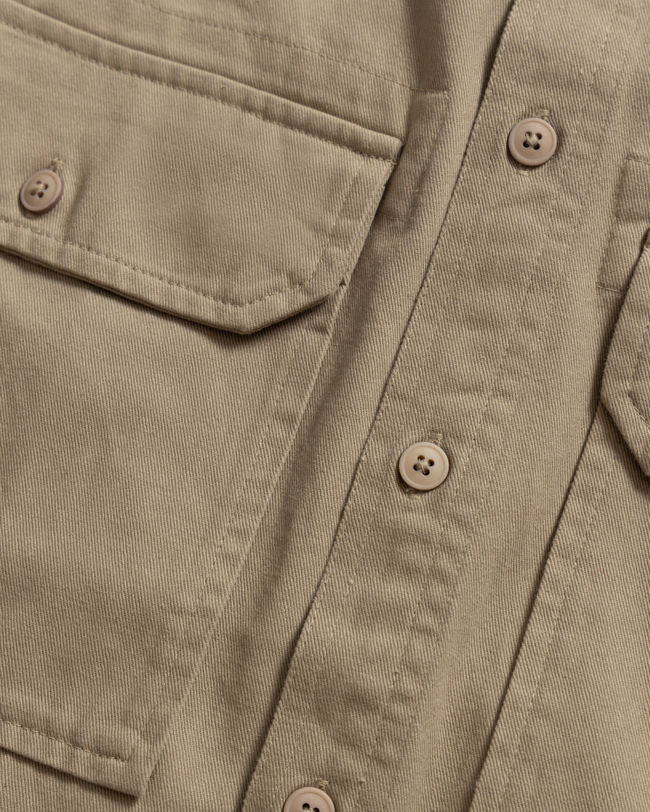 SHELTER SERVICE SHIRT - CRAMERTON BEIGE HOMEGROWN TWILL - Image 3