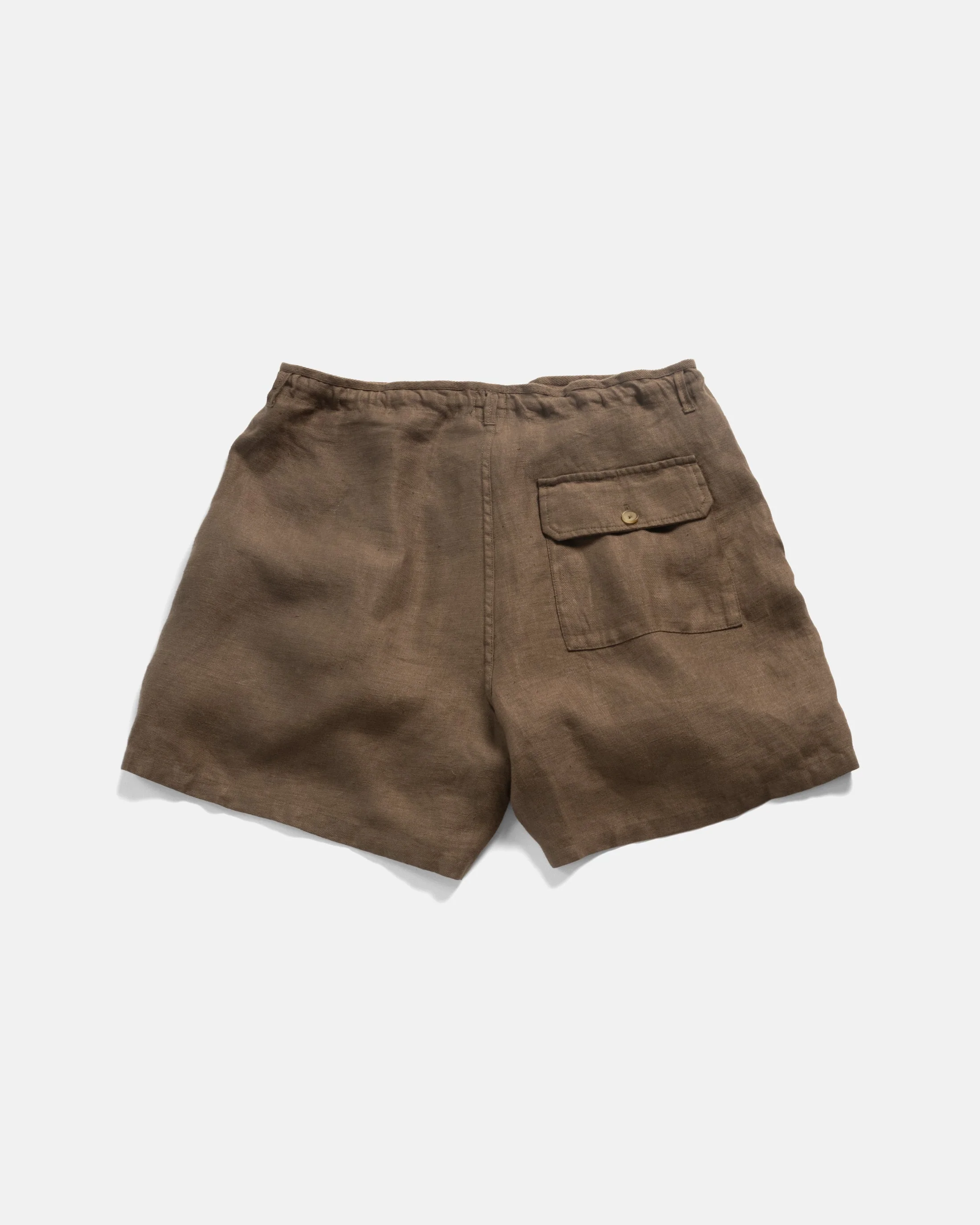 SHELTER CAMP SHORTS - COYOTE LINEN TWILL - Image 3