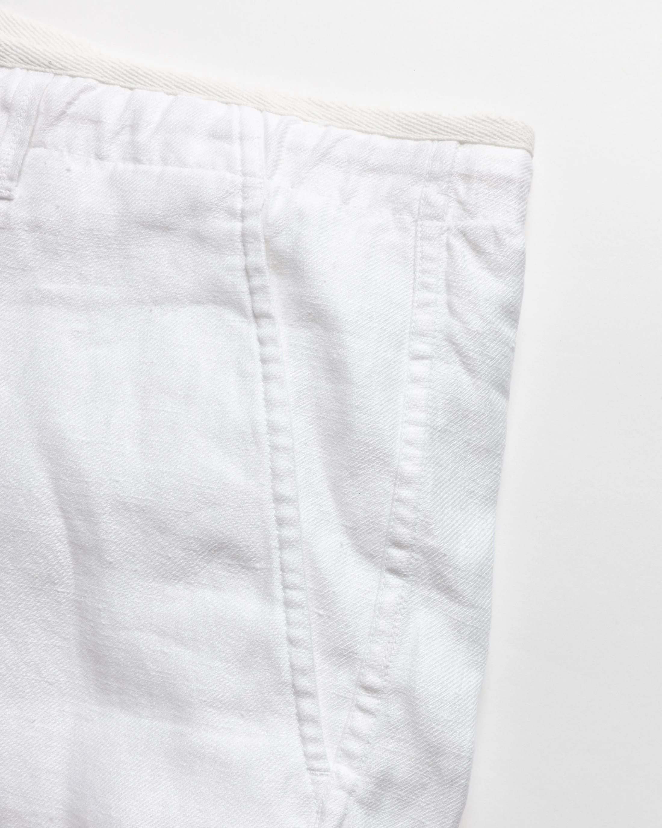 SHELTER CAMP SHORTS - WHITE LINEN TWILL - Image 3
