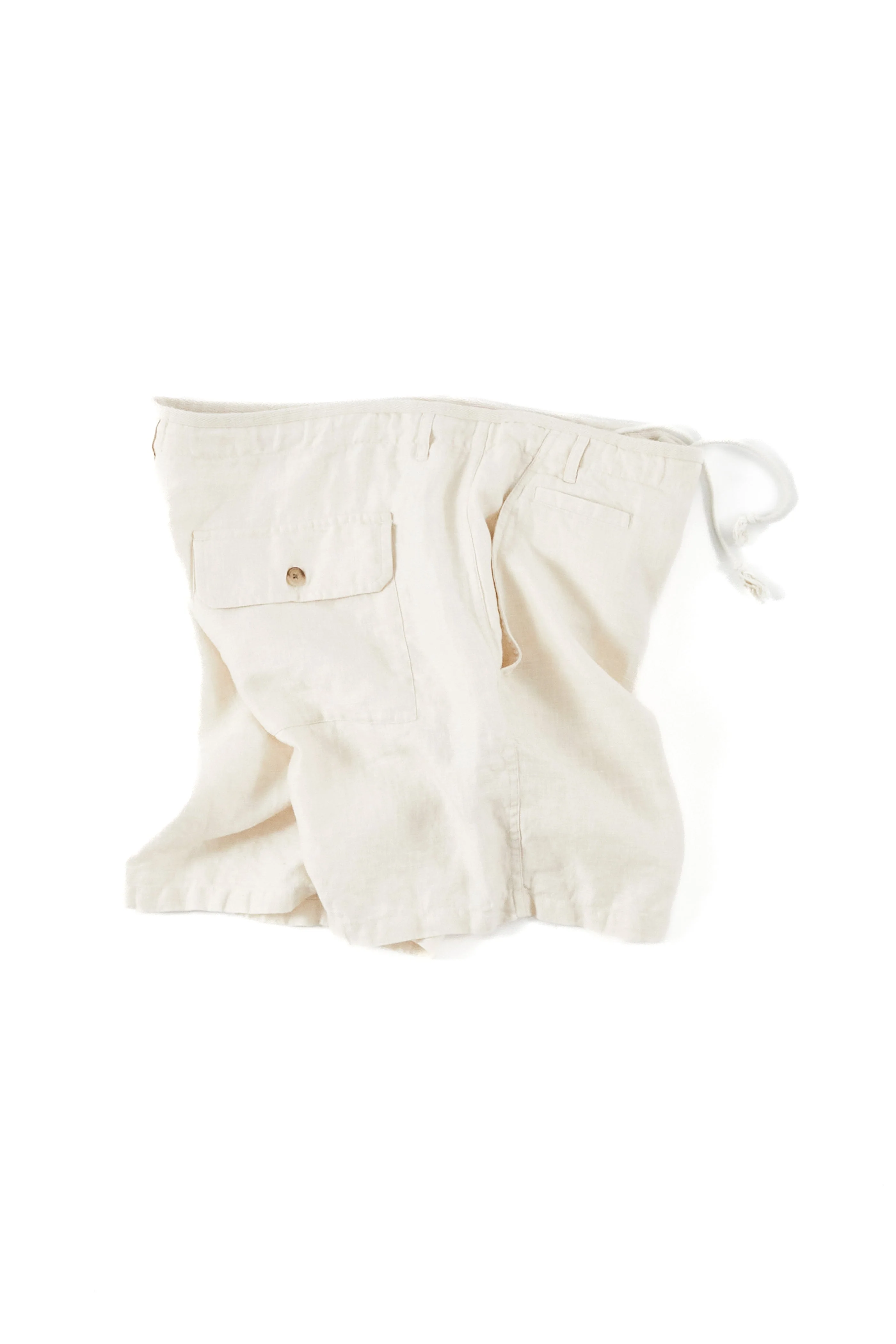 SHELTER CAMP SHORTS - NATURAL LINEN TWILL - Image 2