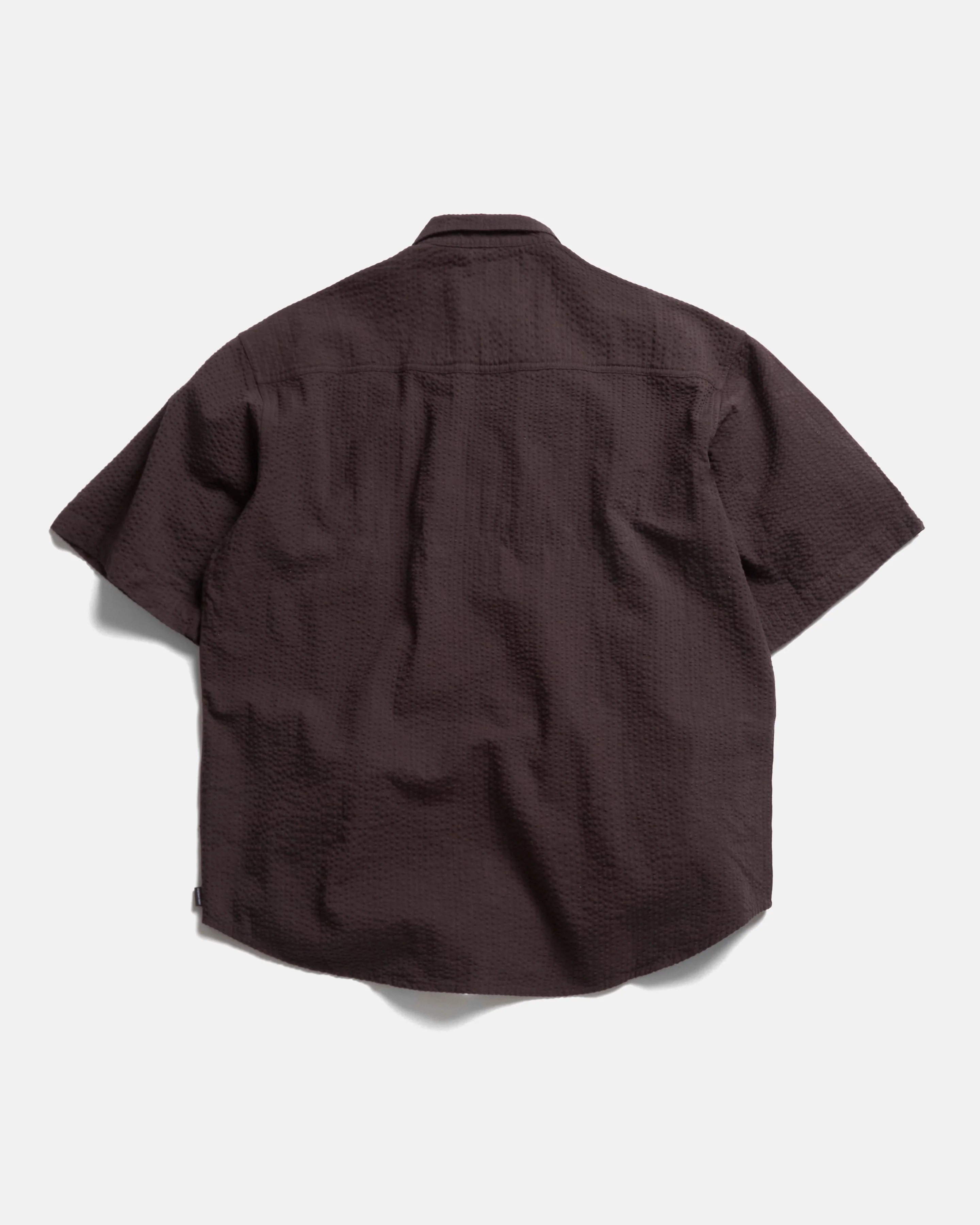 SS EASY WORK SHIRT - TONAL FONDENTE COTTON SEERSUCKER - Image 7