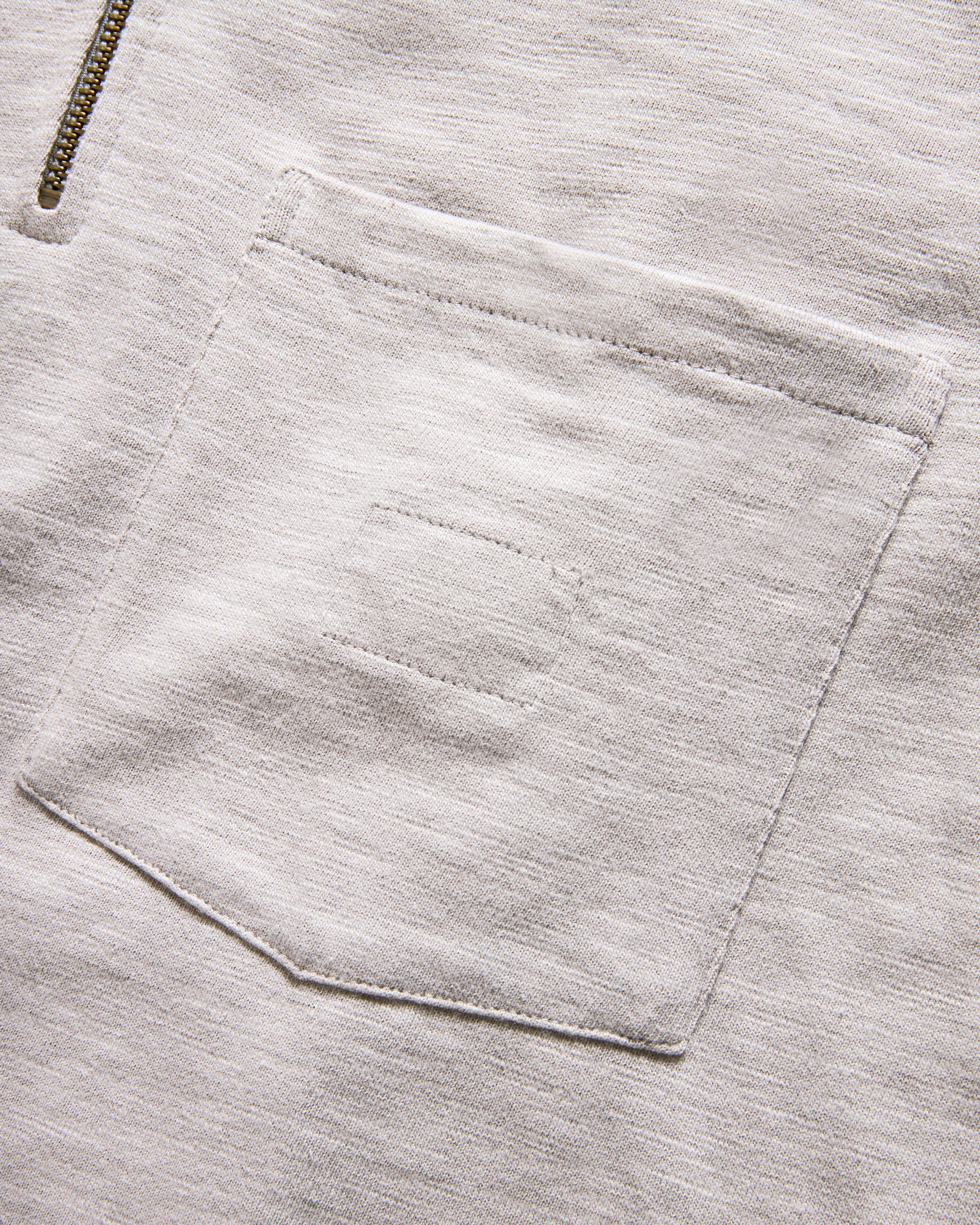 SS HOLLOW POLO - WALNUT 9.2 oz SLUB COTTON JERSEY - Image 4