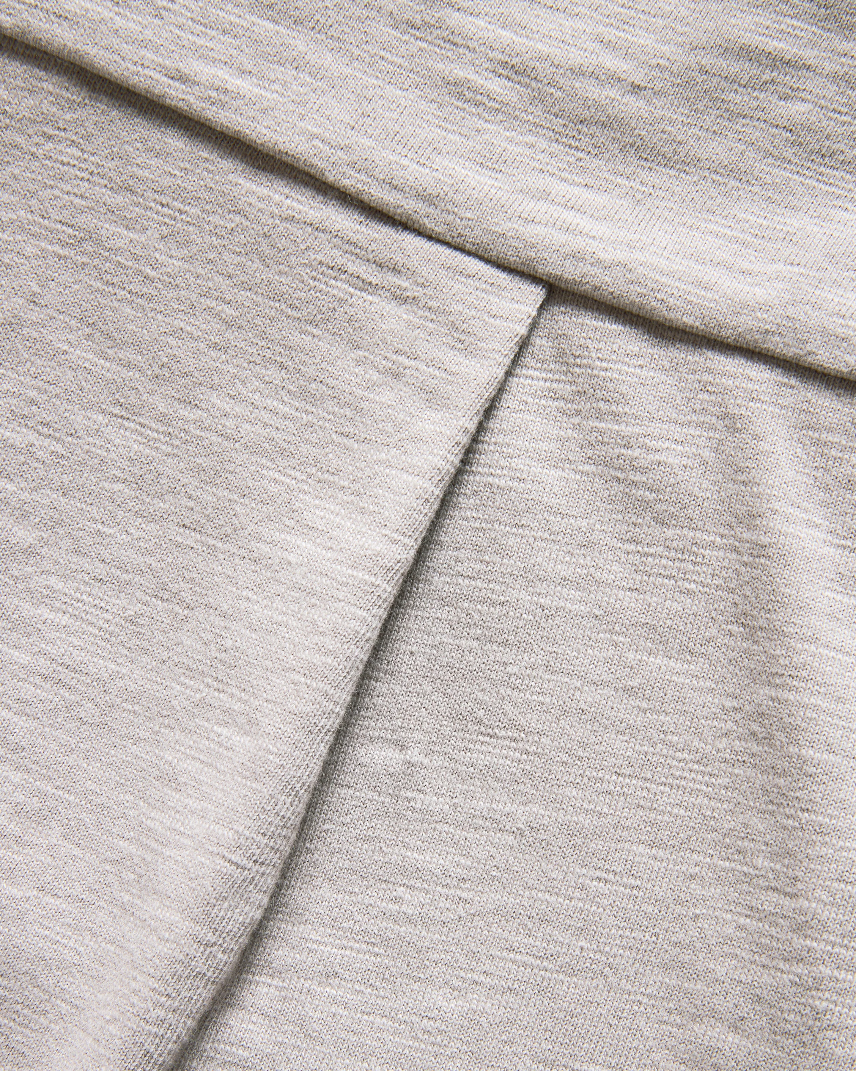 SS HOLLOW POLO - WALNUT 9.2 oz SLUB COTTON JERSEY - Image 6