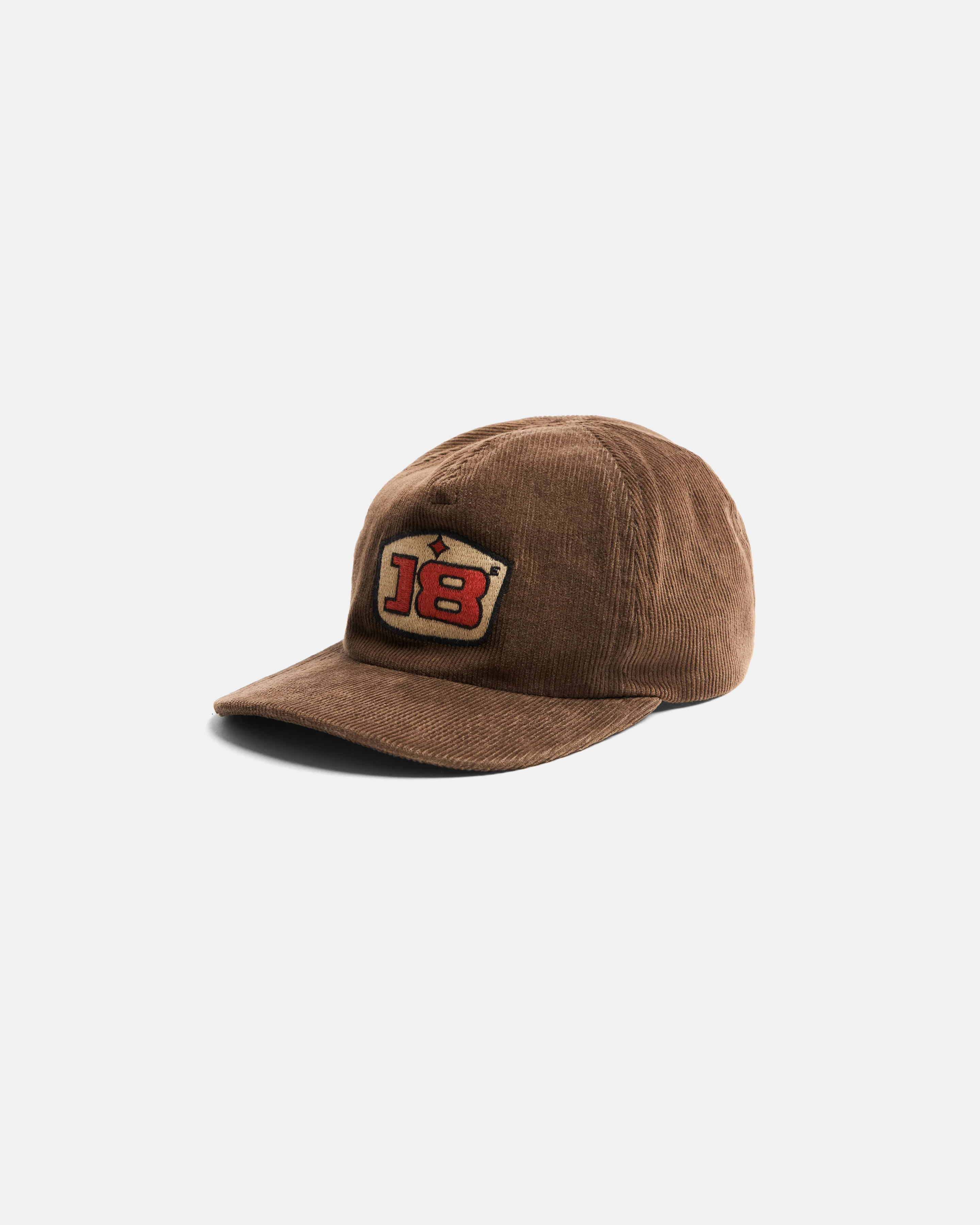 STOWE DECONSTRUCTED FIVE PANEL HAT - EARTHEN BROWN COTTON CORDUROY - Image 2
