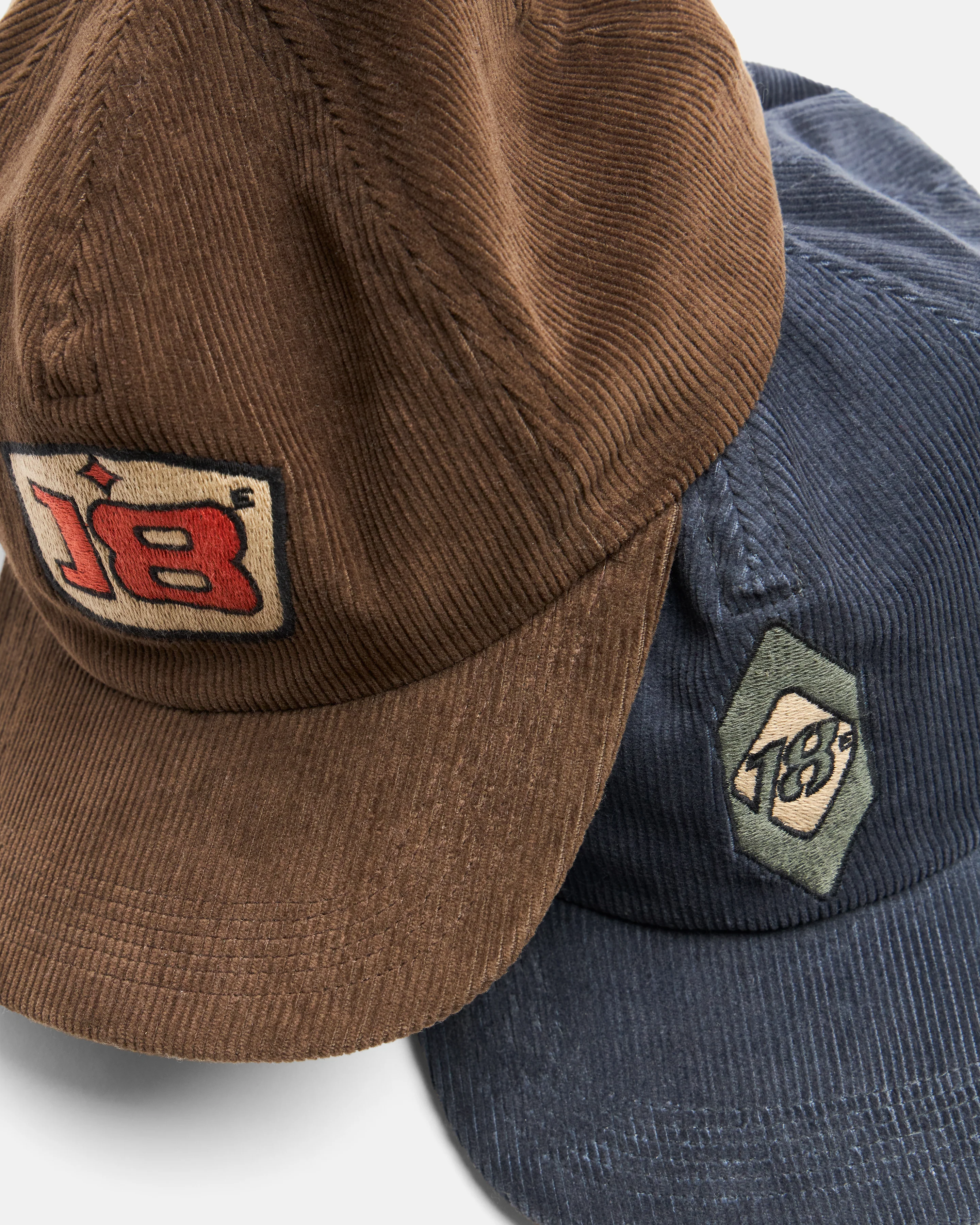 STOWE DECONSTRUCTED FIVE PANEL HAT - EARTHEN BROWN COTTON CORDUROY - Image 6