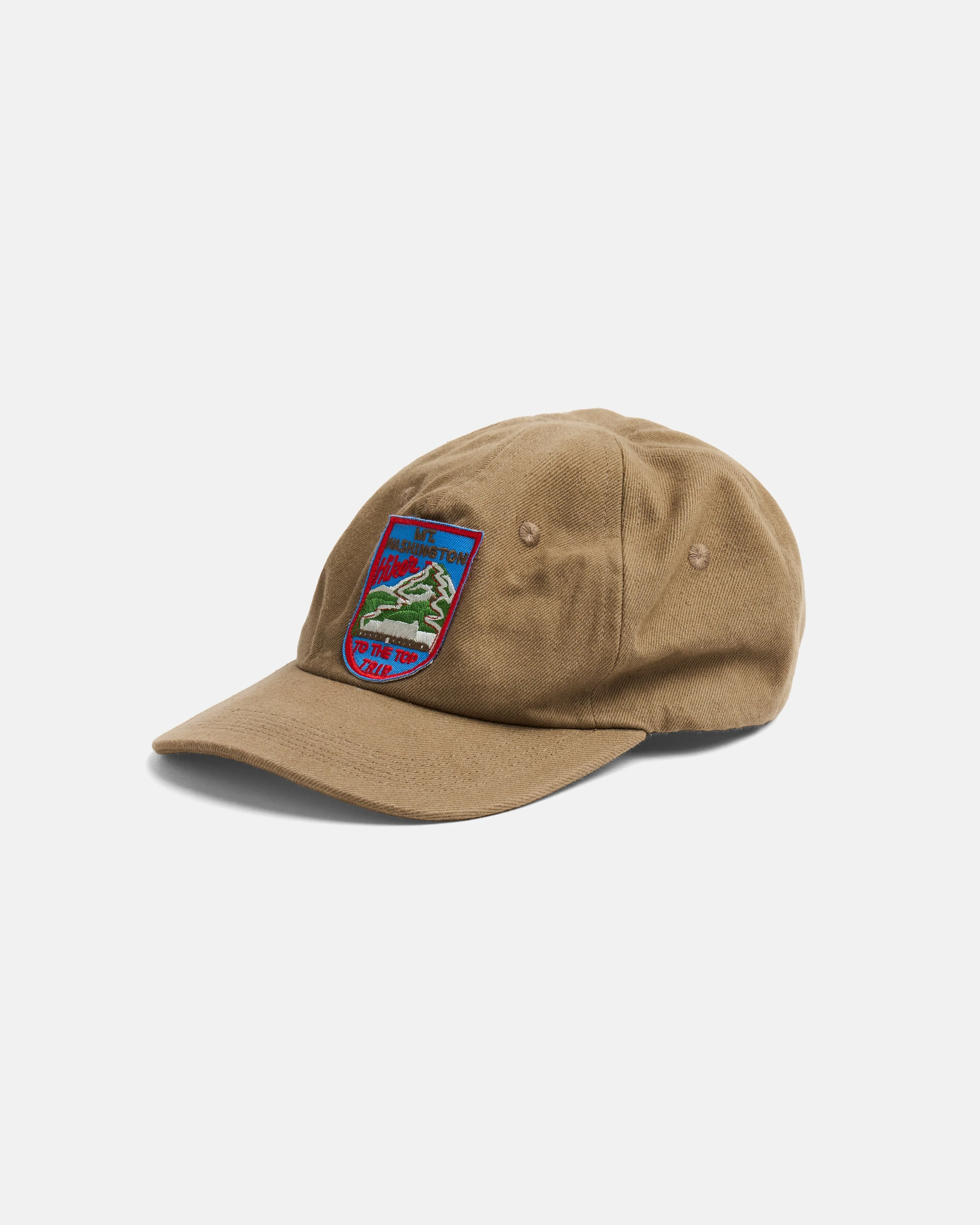 "MT. WASHINGTON" BACKPACKING TRIP STOWE 5 PANEL HAT - BRITISH KHAKI HEAVY COTTON TWILL - Image 3