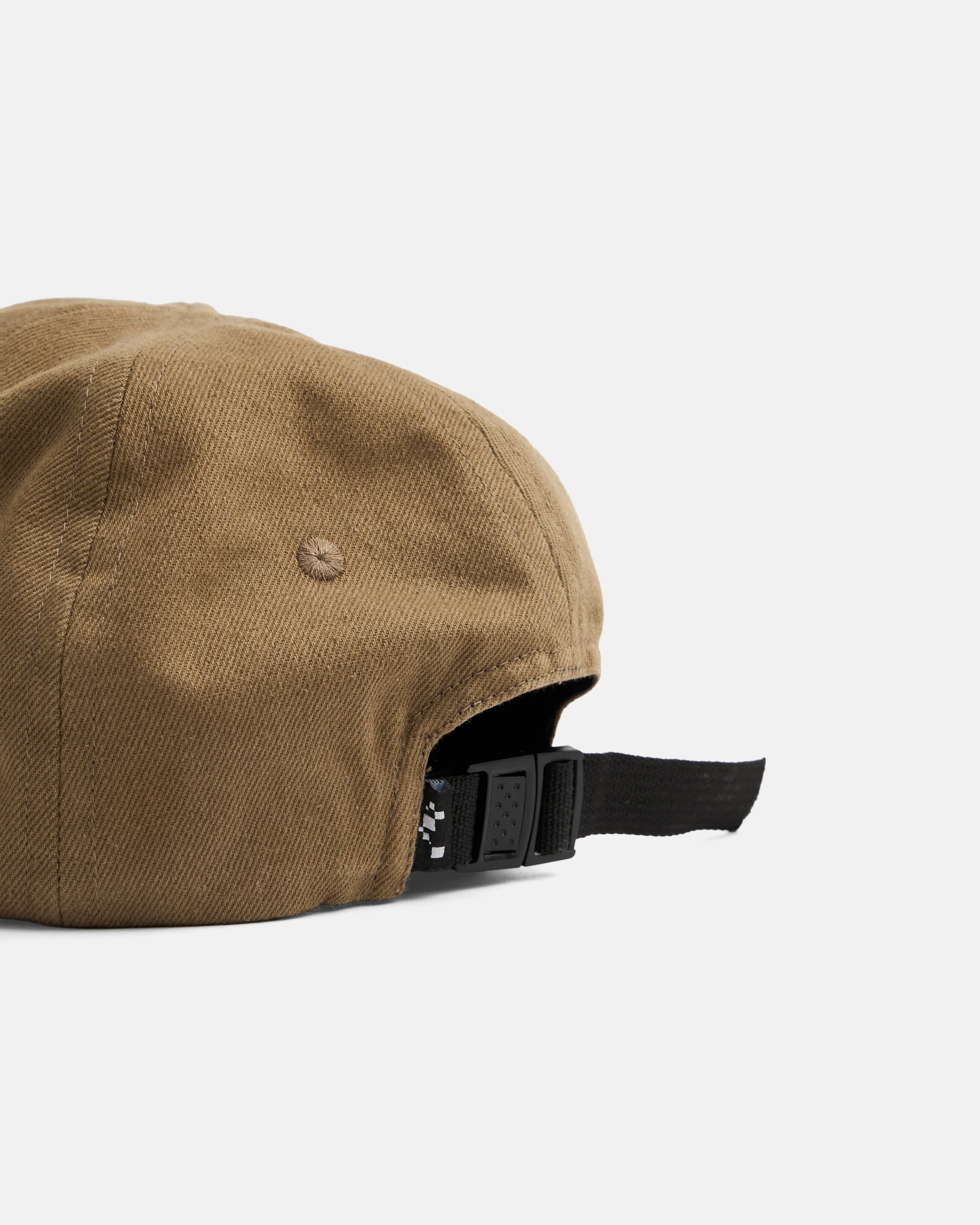 "MT. WASHINGTON" BACKPACKING TRIP STOWE 5 PANEL HAT - BRITISH KHAKI HEAVY COTTON TWILL - Image 4