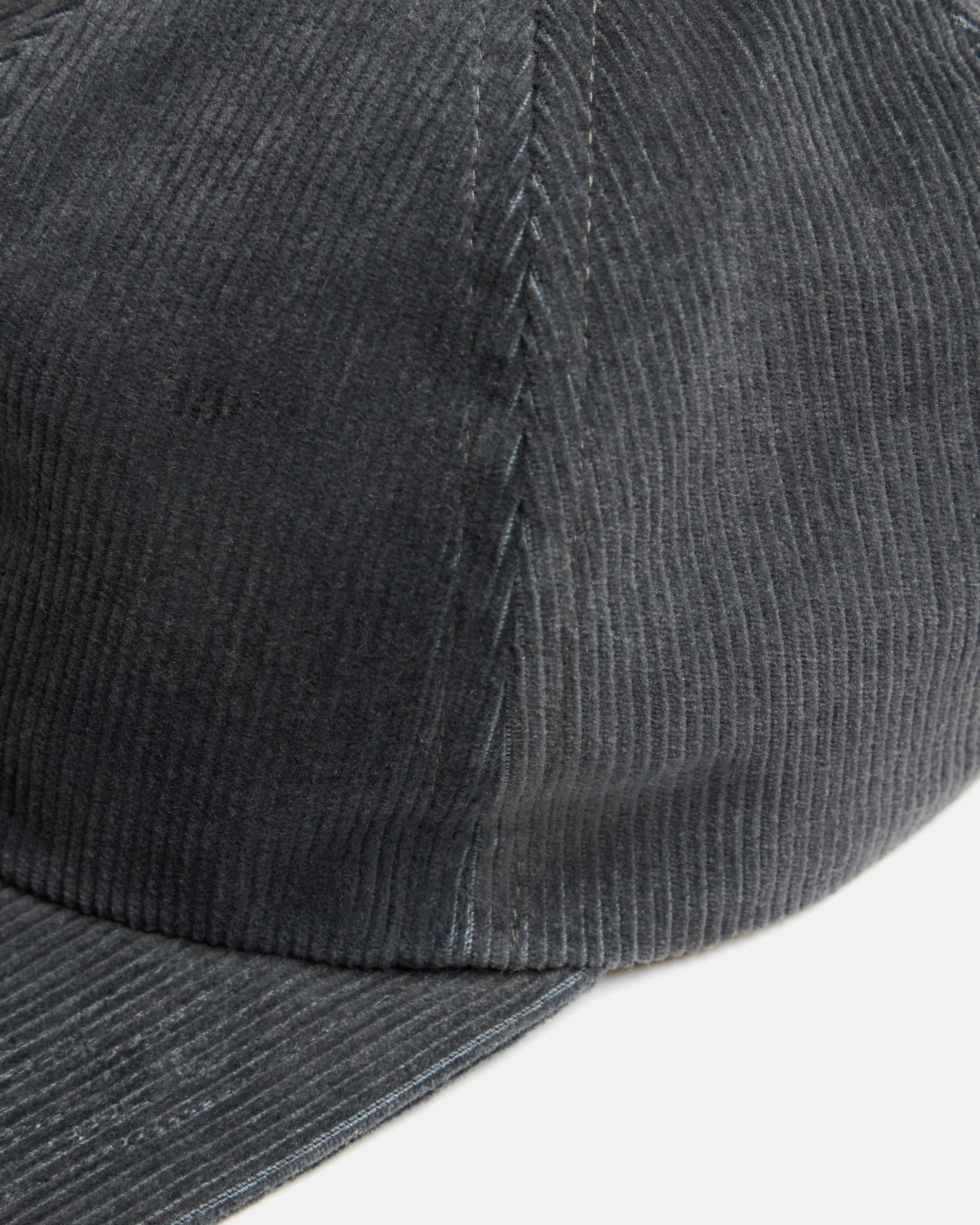STOWE DECONSTRUCTED FIVE PANEL HAT -FADED MIDNIGHT NAVY COTTON CORDUROY - Image 4