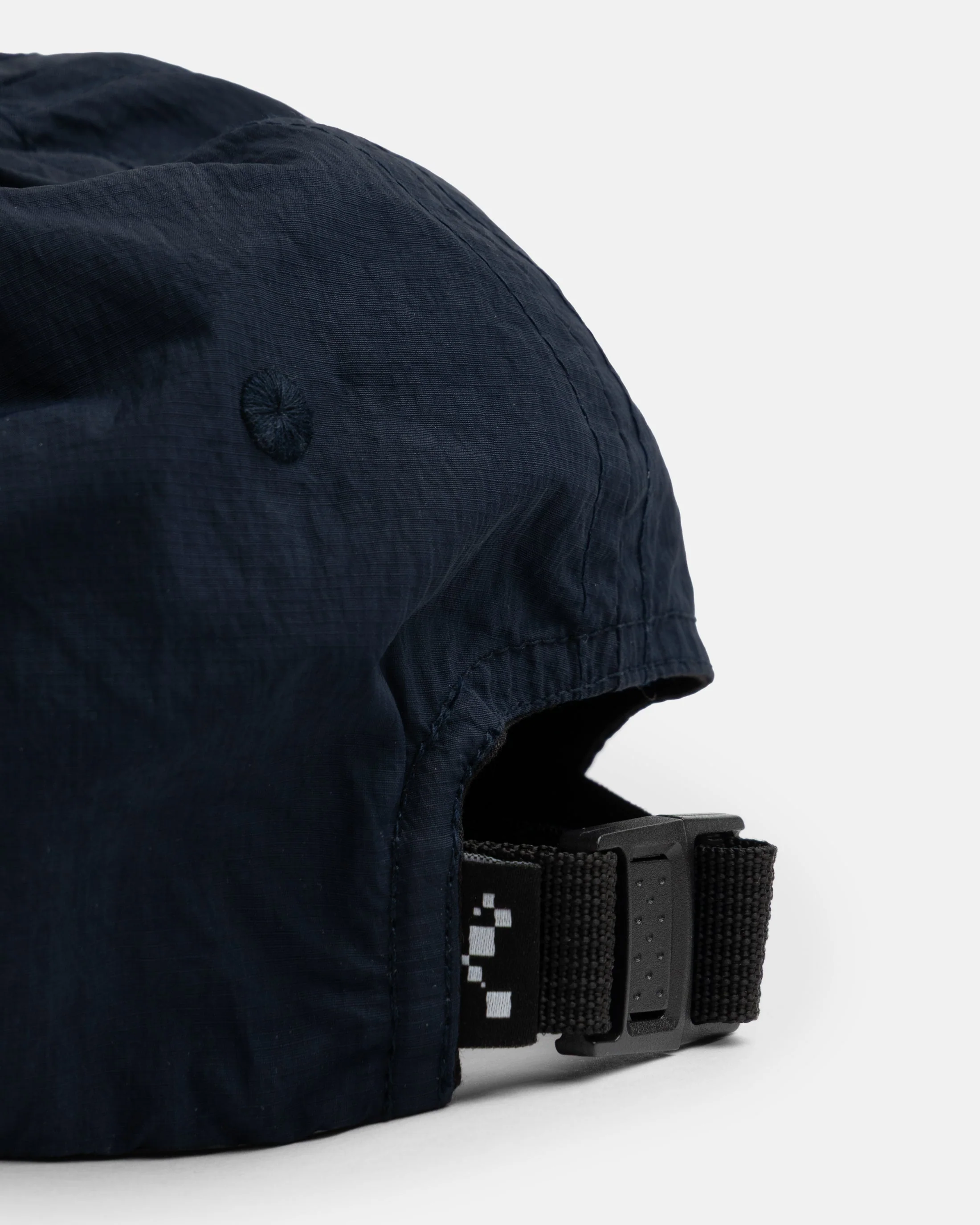 STOWE UNLINED 5 PANEL HAT - NAVY FEATHERWEIGHT MICRO RIPSTOP NYLON - Image 3