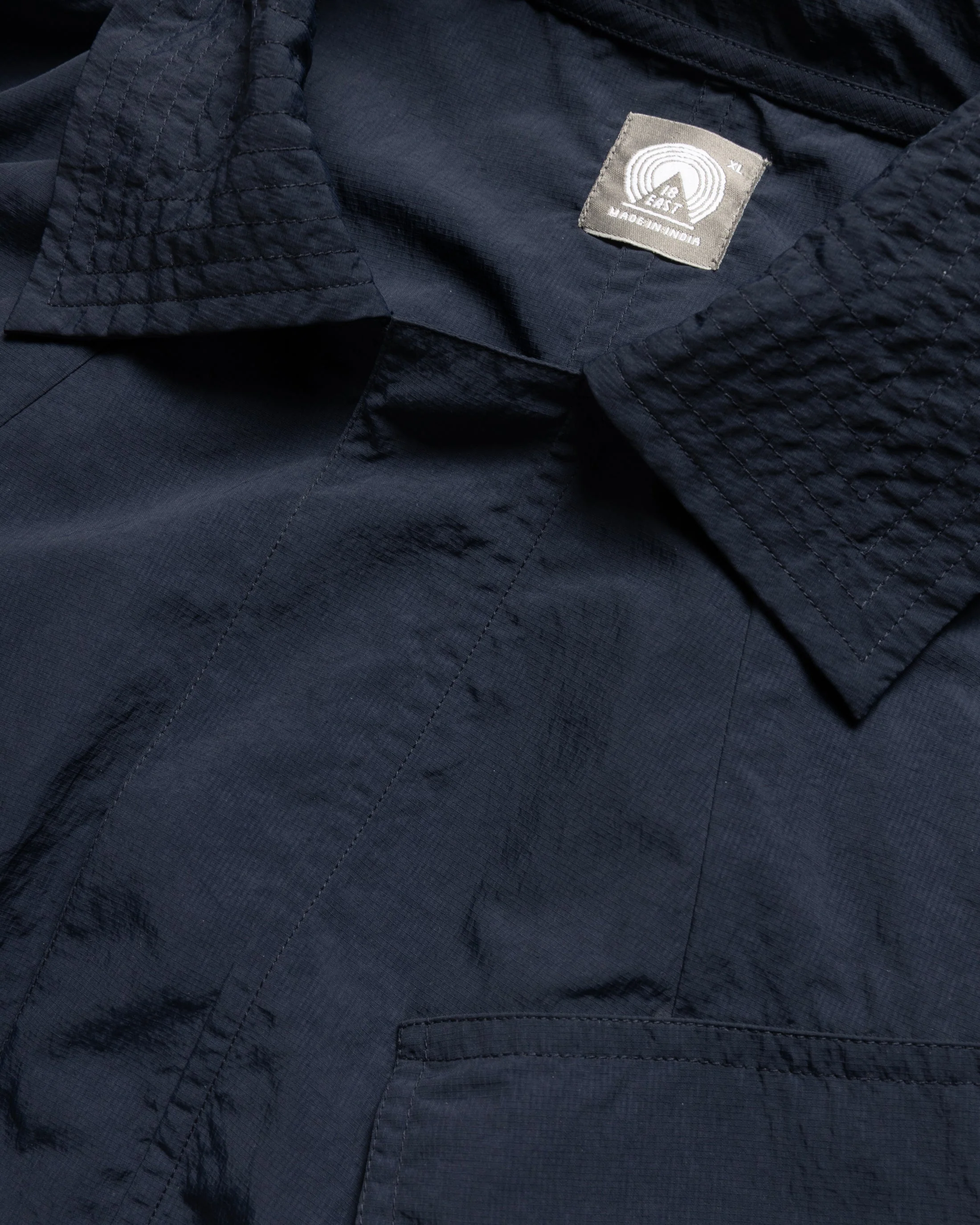 SURPLUS COMBAT SMOCK - NAVY FEATHERWEIGHT MICRO RIPSTOP NYLON - Image 3