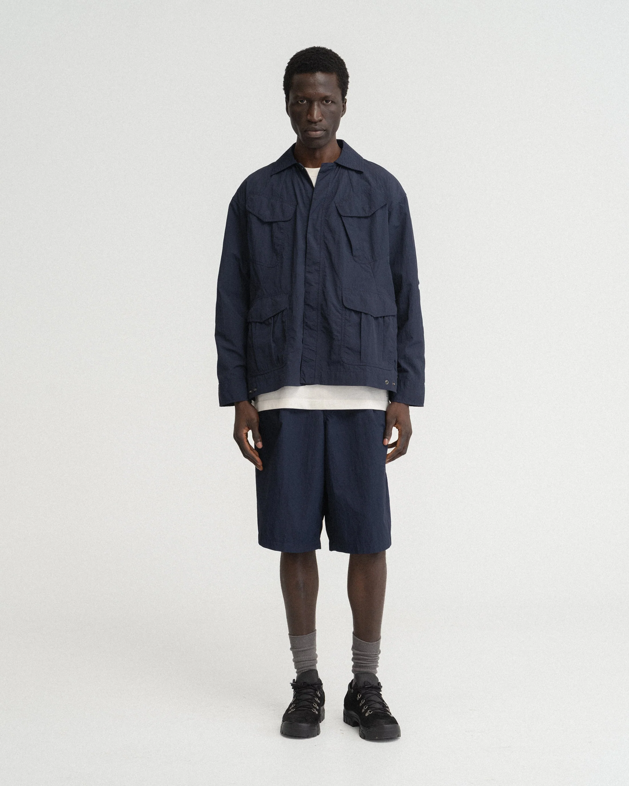 SURPLUS COMBAT SMOCK - NAVY FEATHERWEIGHT MICRO RIPSTOP NYLON - Image 6
