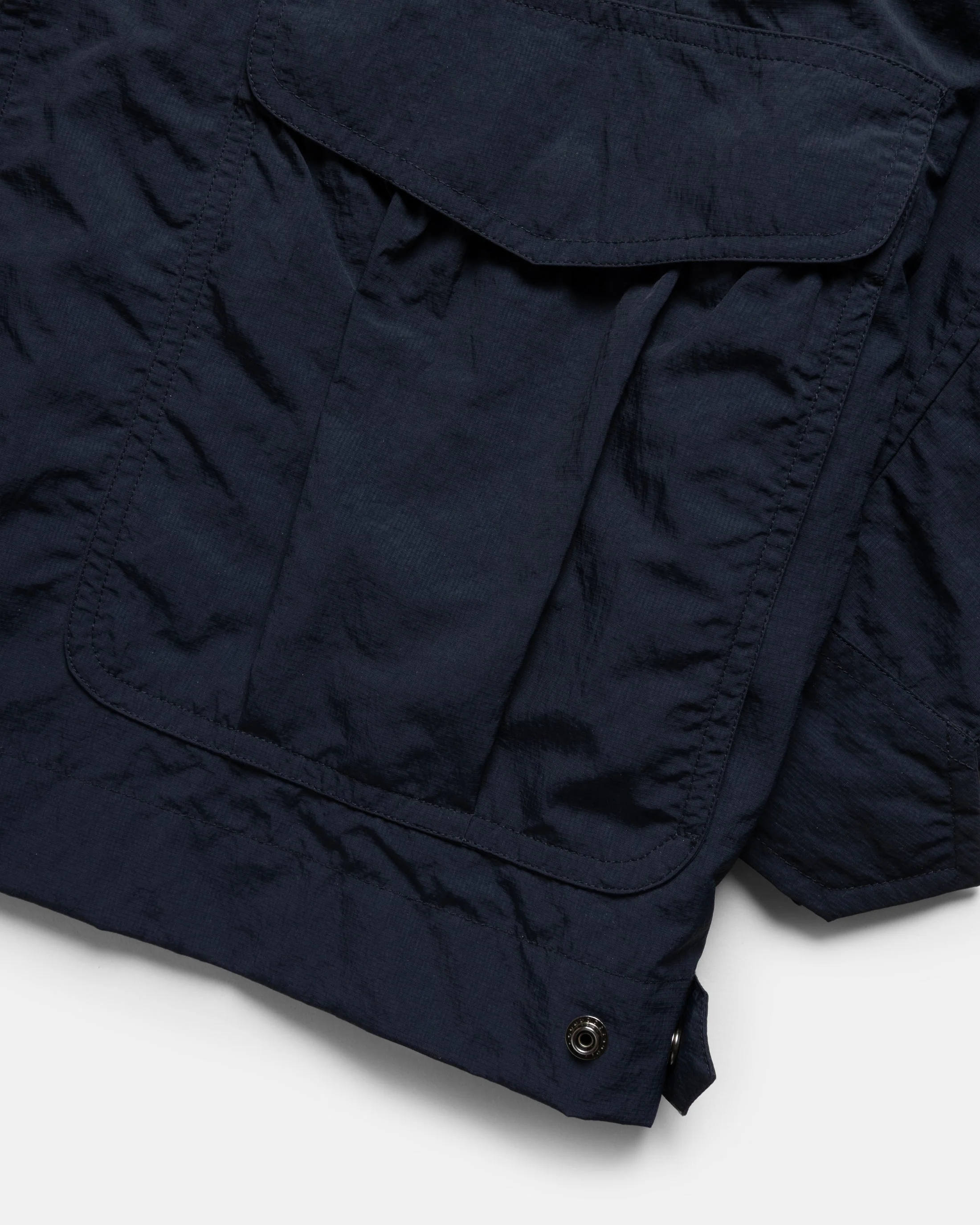 SURPLUS COMBAT SMOCK - NAVY FEATHERWEIGHT MICRO RIPSTOP NYLON - Image 7