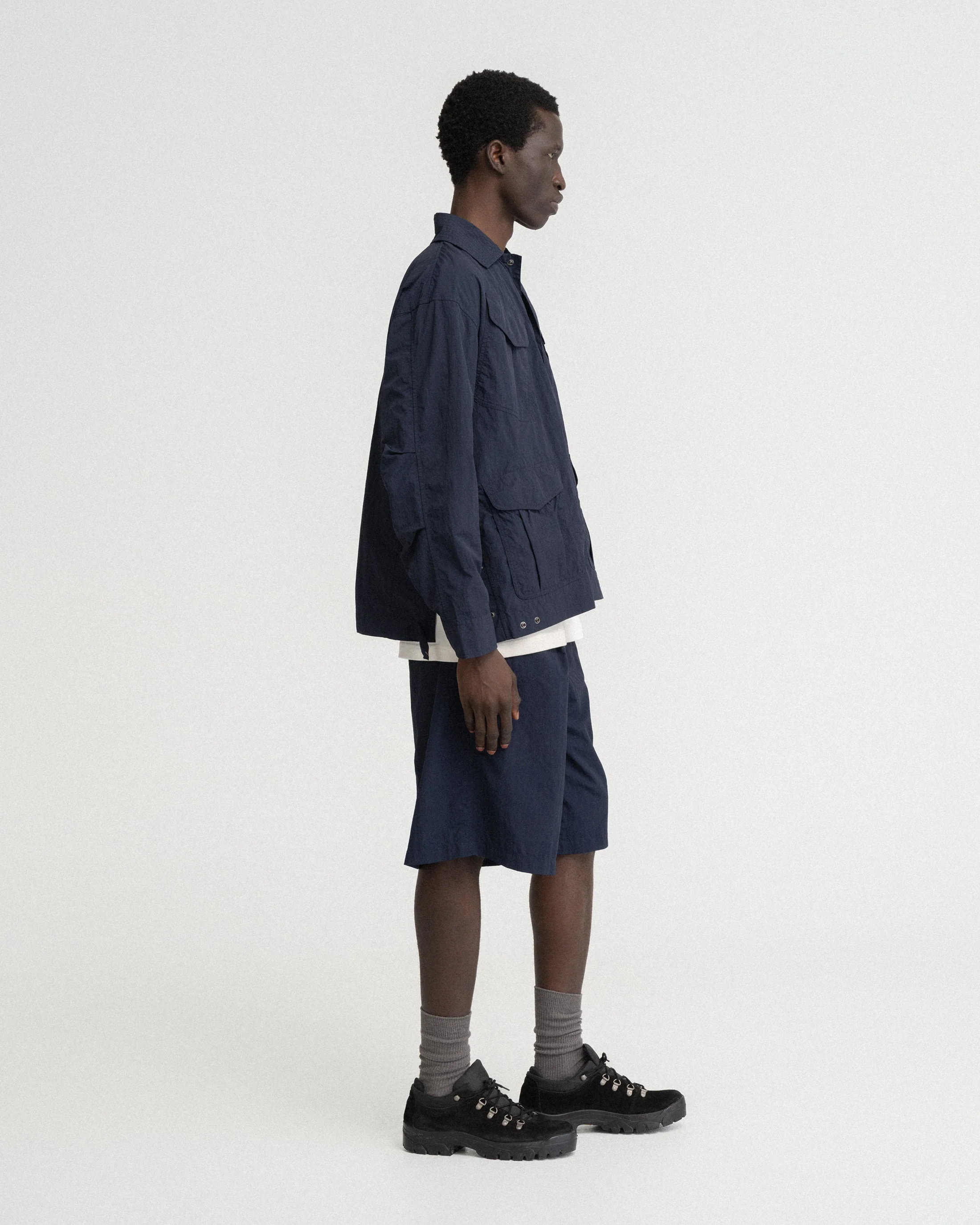 SURPLUS COMBAT SMOCK - NAVY FEATHERWEIGHT MICRO RIPSTOP NYLON - Image 8