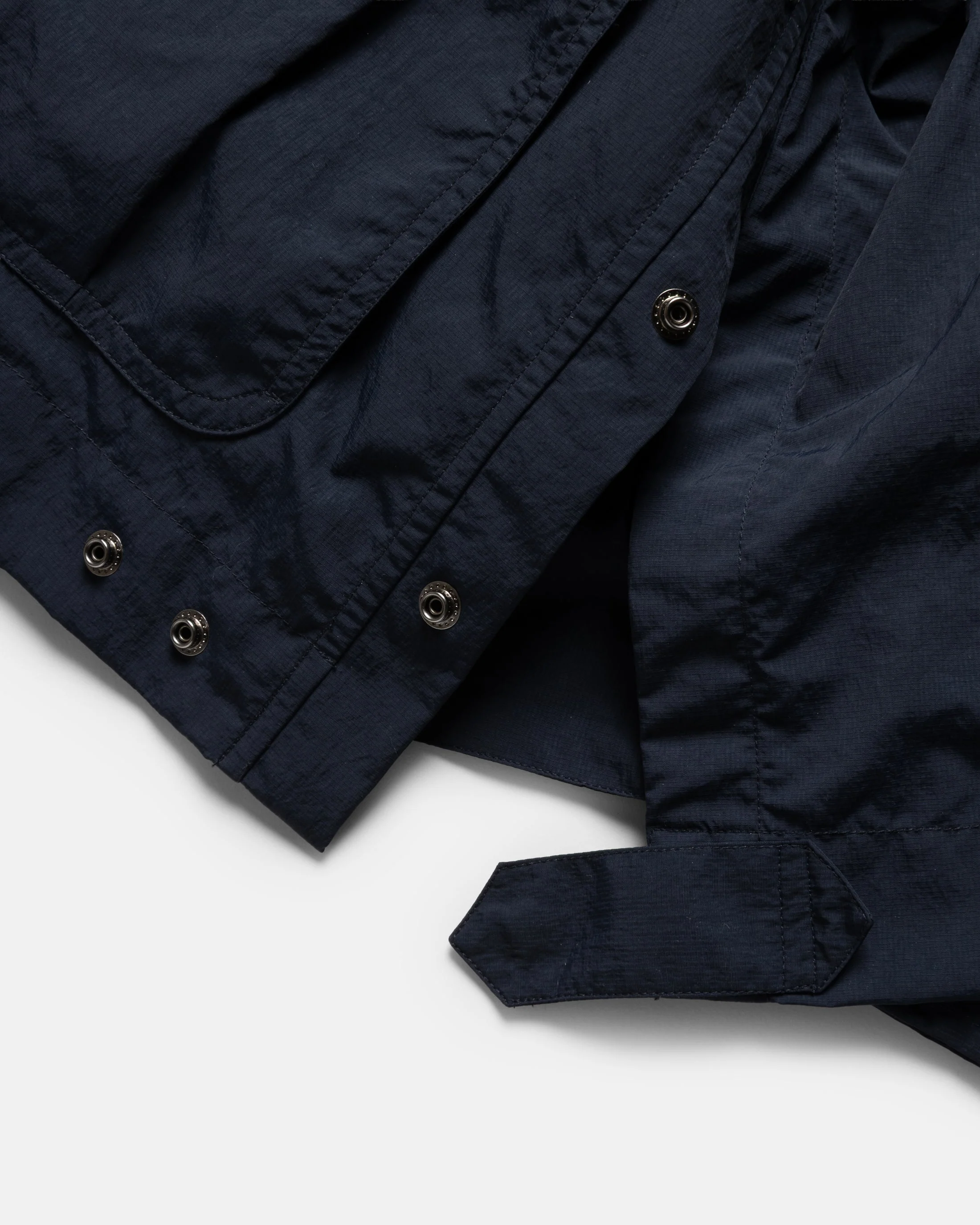 SURPLUS COMBAT SMOCK - NAVY FEATHERWEIGHT MICRO RIPSTOP NYLON - Image 9