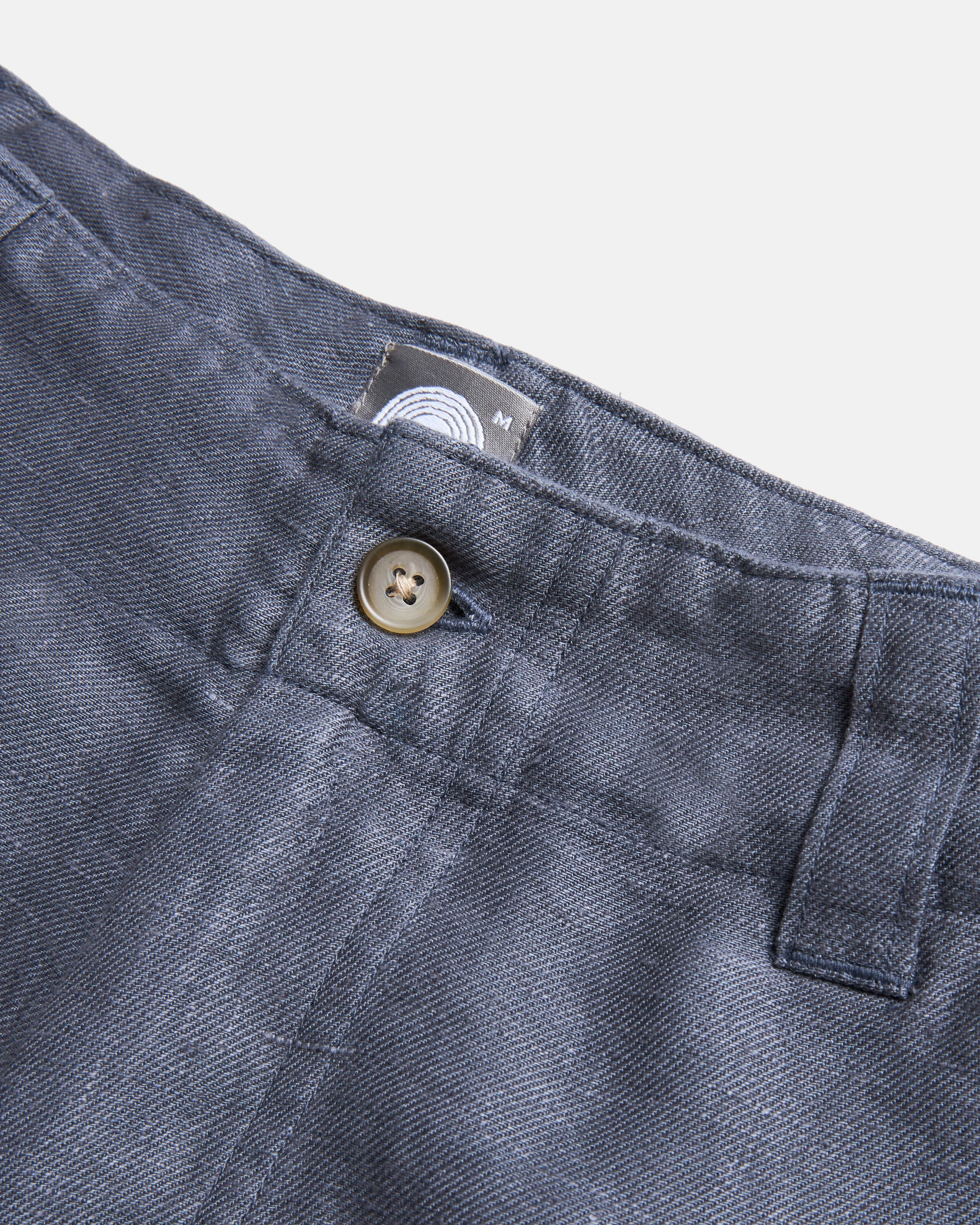 TAC UTILITY CARGO PANT - TURBULENCE SLATE LINEN TWILL - Image 3