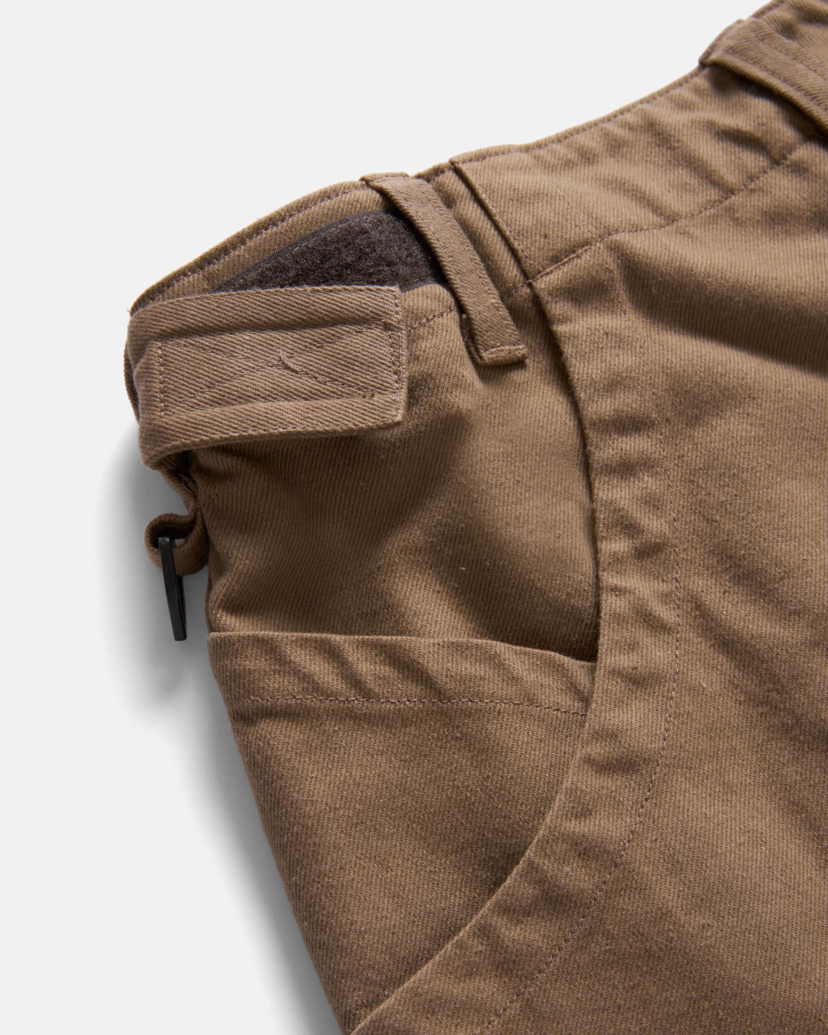 TAC CARGO SHORT - BRITISH KHAKI HEAVY COTTON TWILL - Image 2